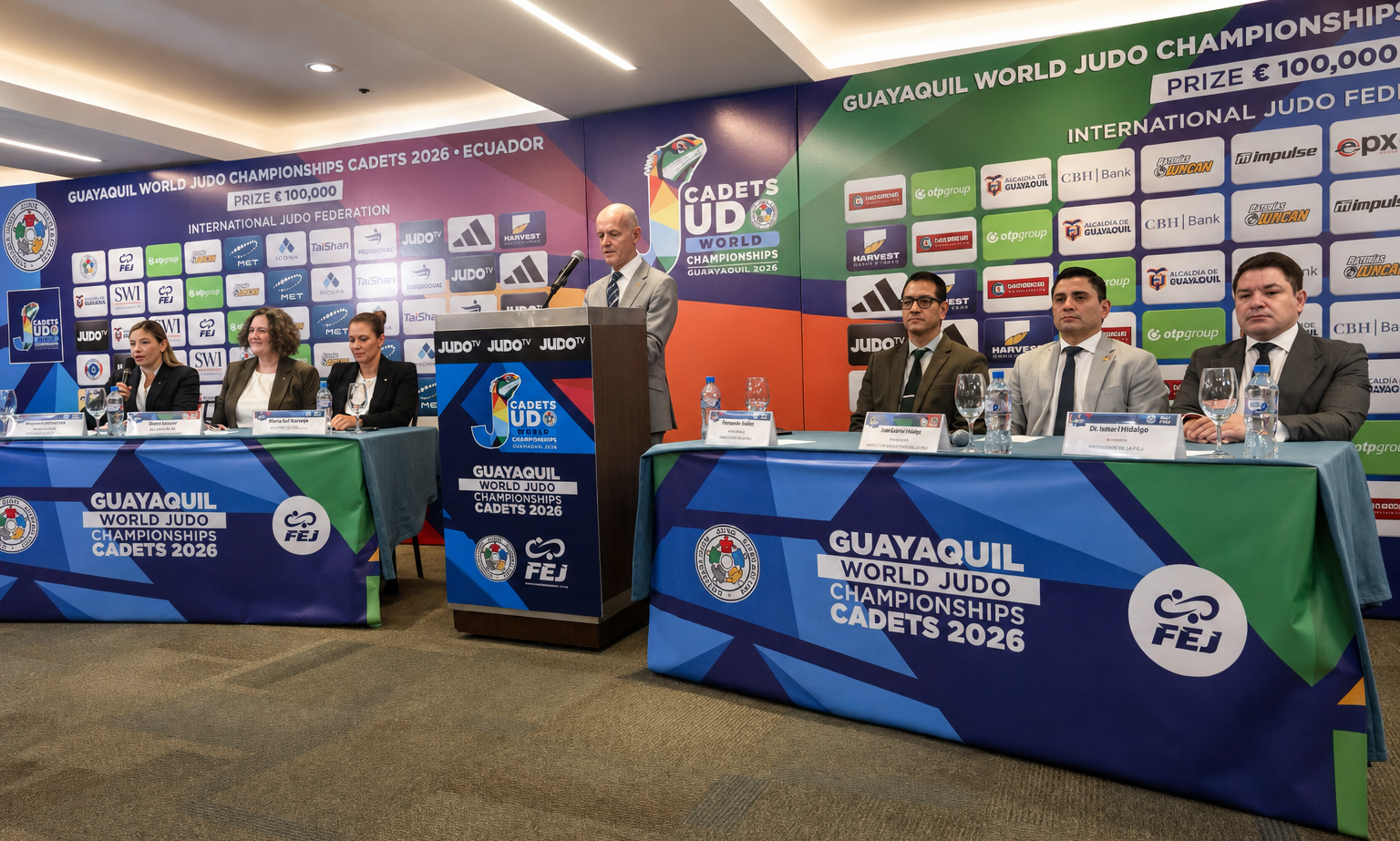 Draw Held for Cadet World Judo Championships in Guayaquil