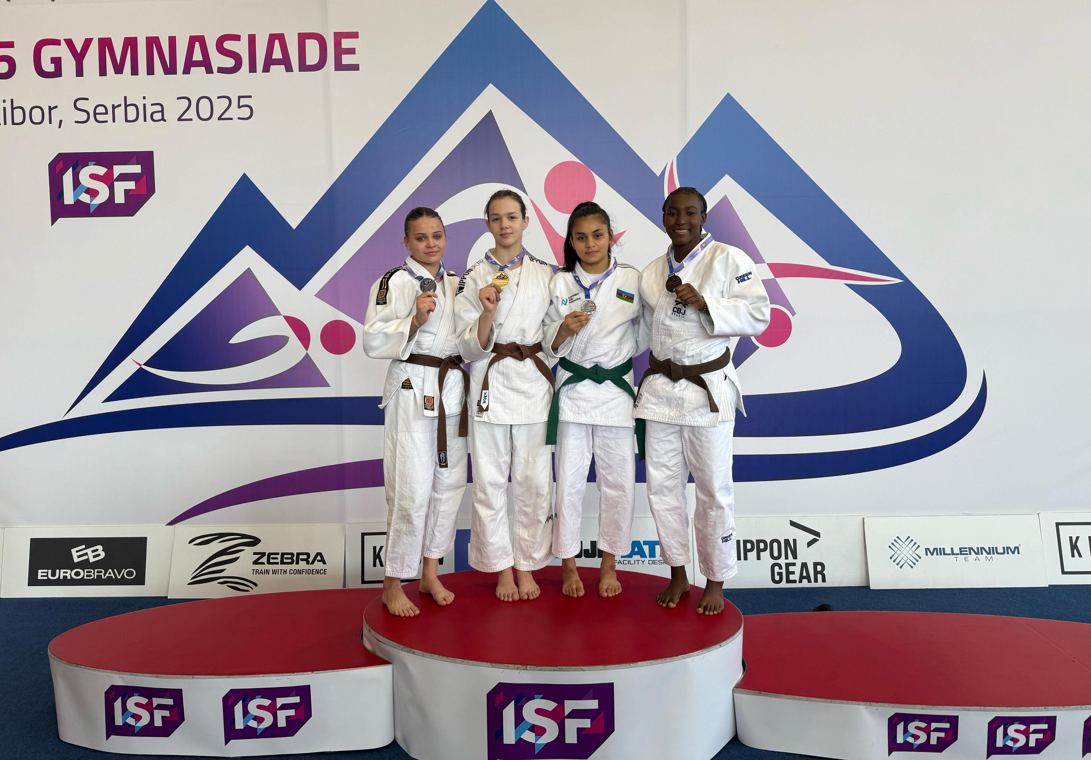 Gimnaziadada cüdoçularımızdan 7 medal
