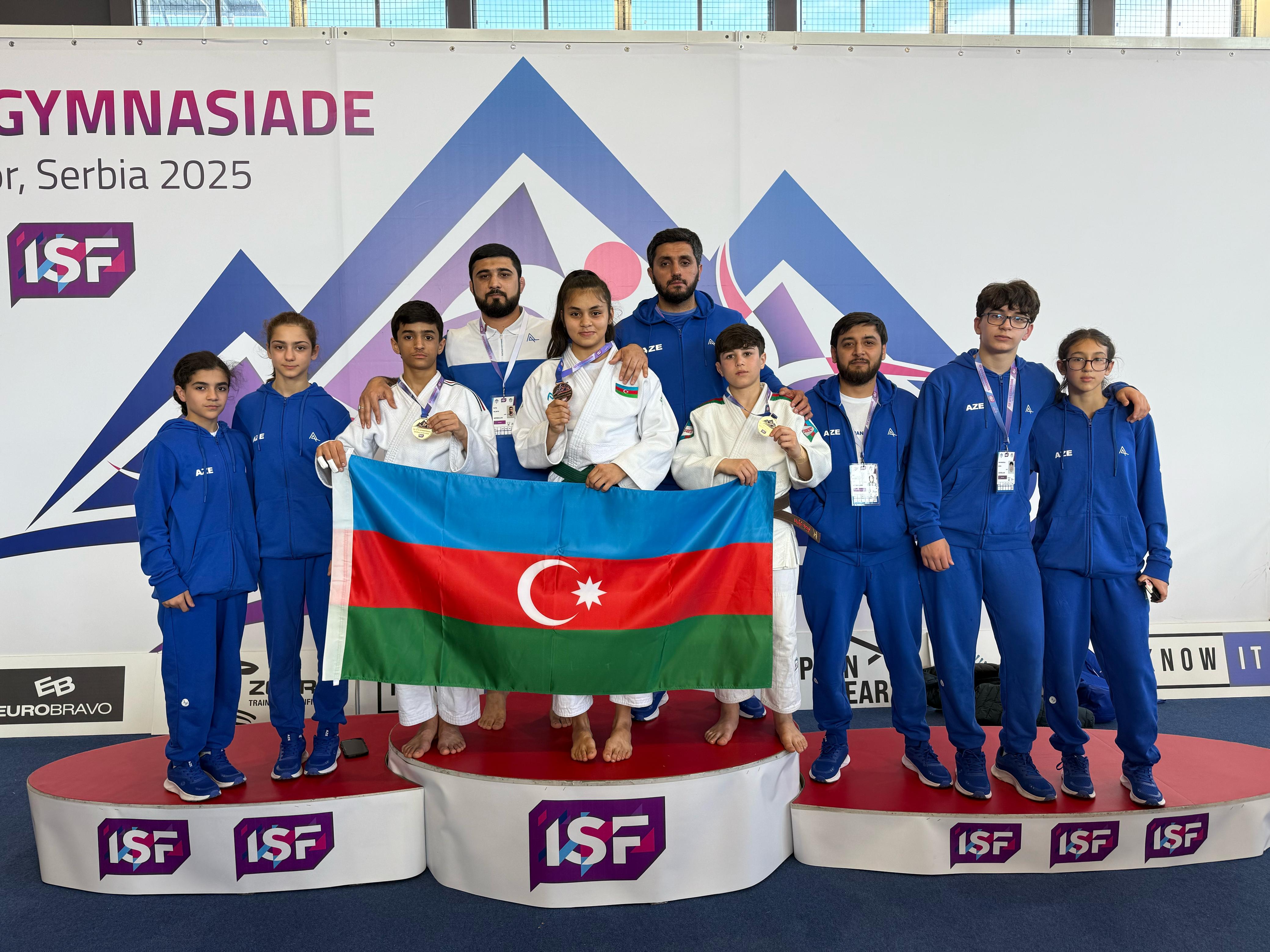 Gimnaziadada cüdoçularımızdan 7 medal