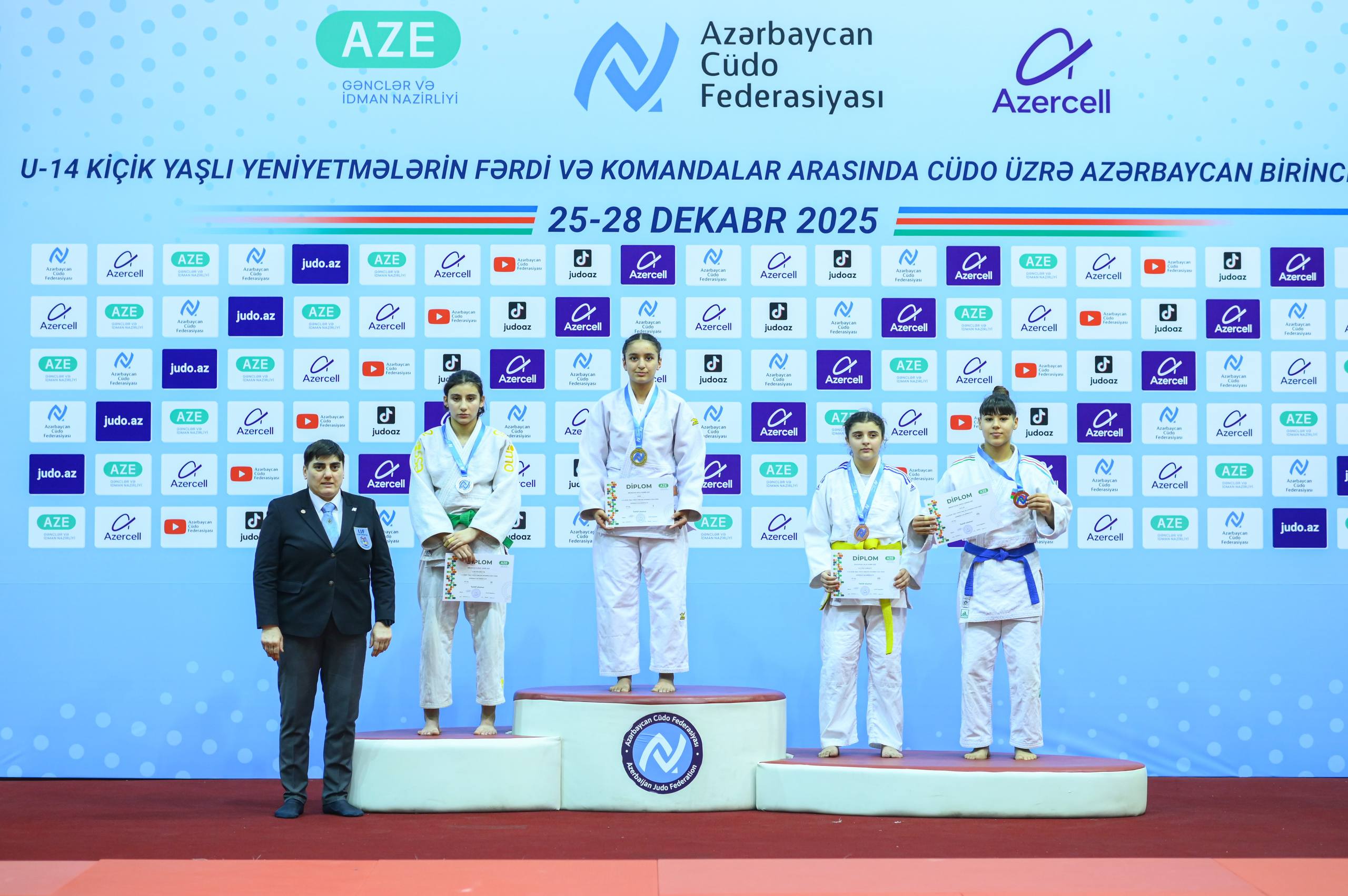U-14 Azərbaycan birinciliyində fərdi mübarizələr başa çatıb