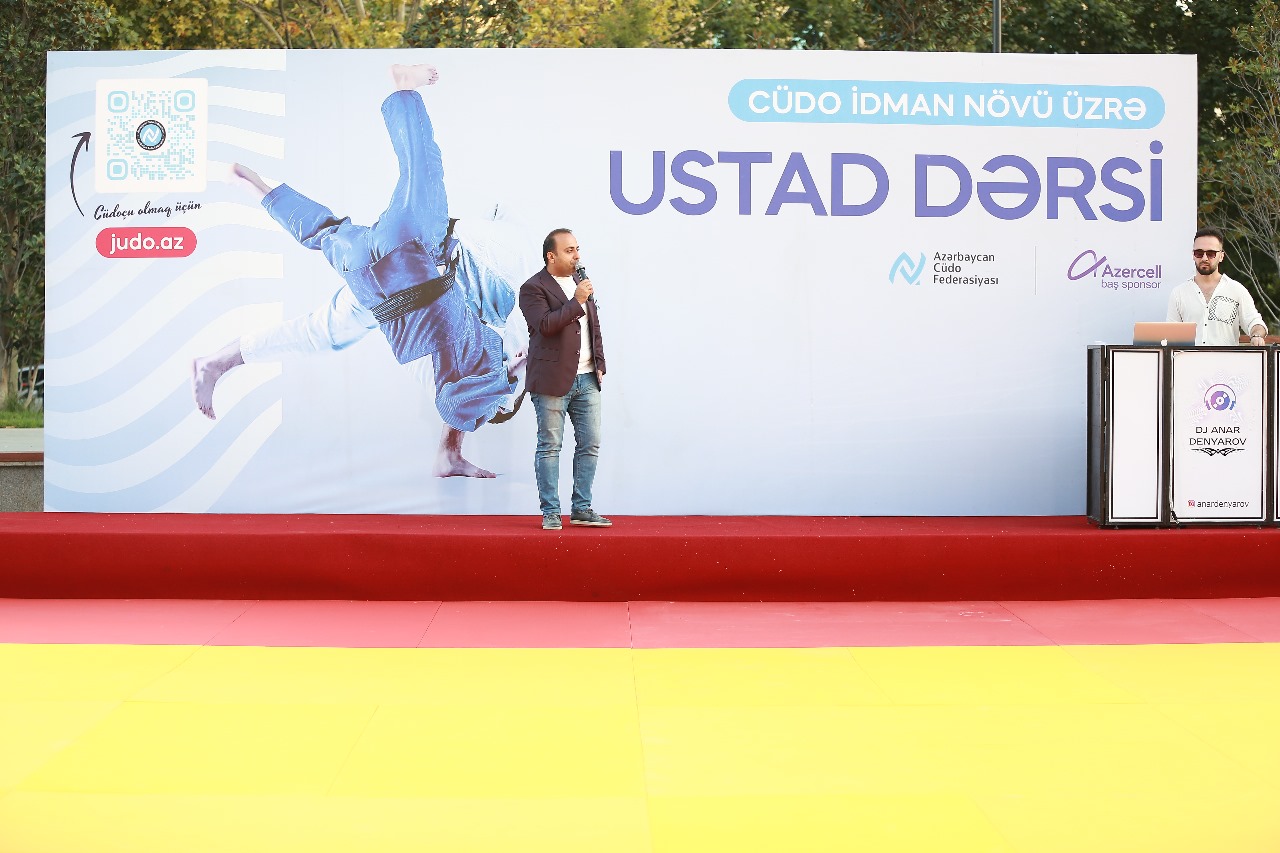 Bakıda uşaqlar və gənclər üçün cüdo üzrə ustad dərsi keçirildi