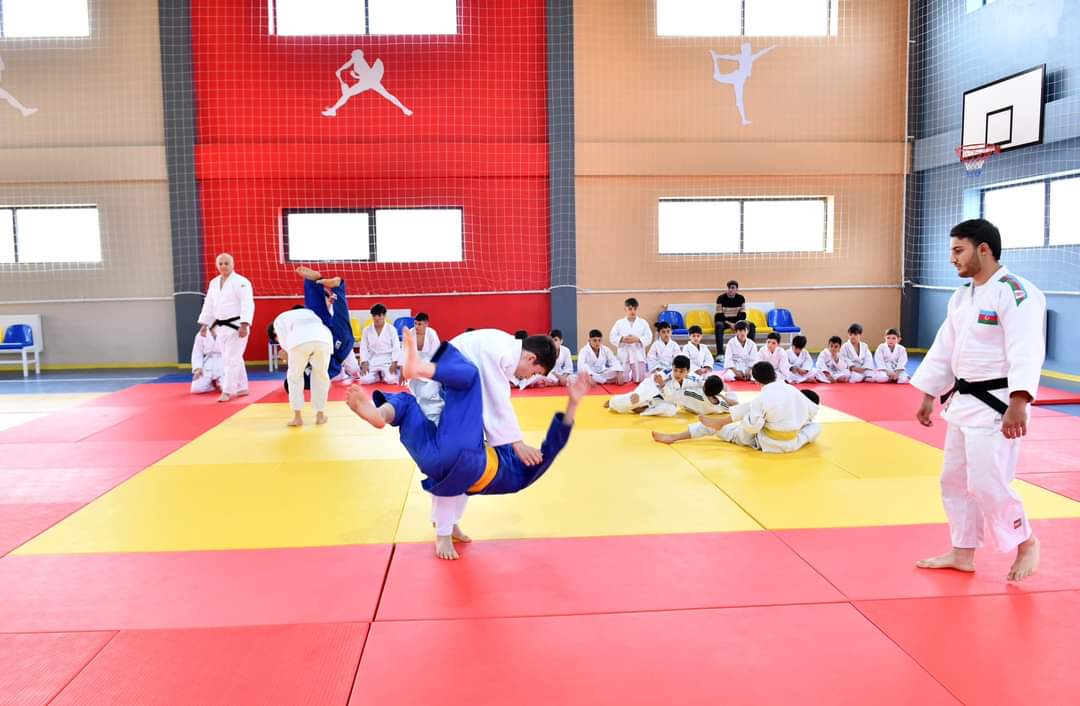 Ağalı kənd orta məktəbinin nəzdində ilk dəfə cüdo bölməsi fəaliyyətə başladı