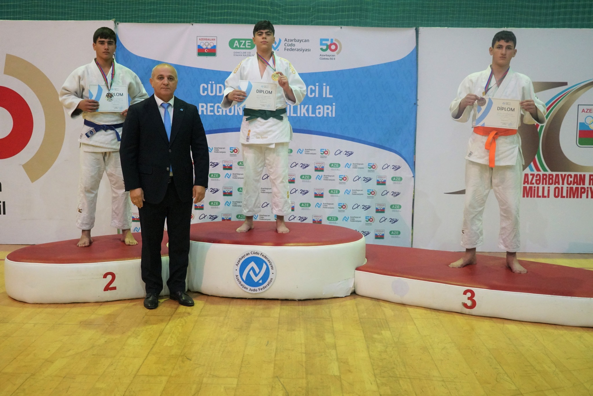 Qazaxda U-15 yeniyetmələr arasında cüdo üzrə region birinciliyi keçirilib