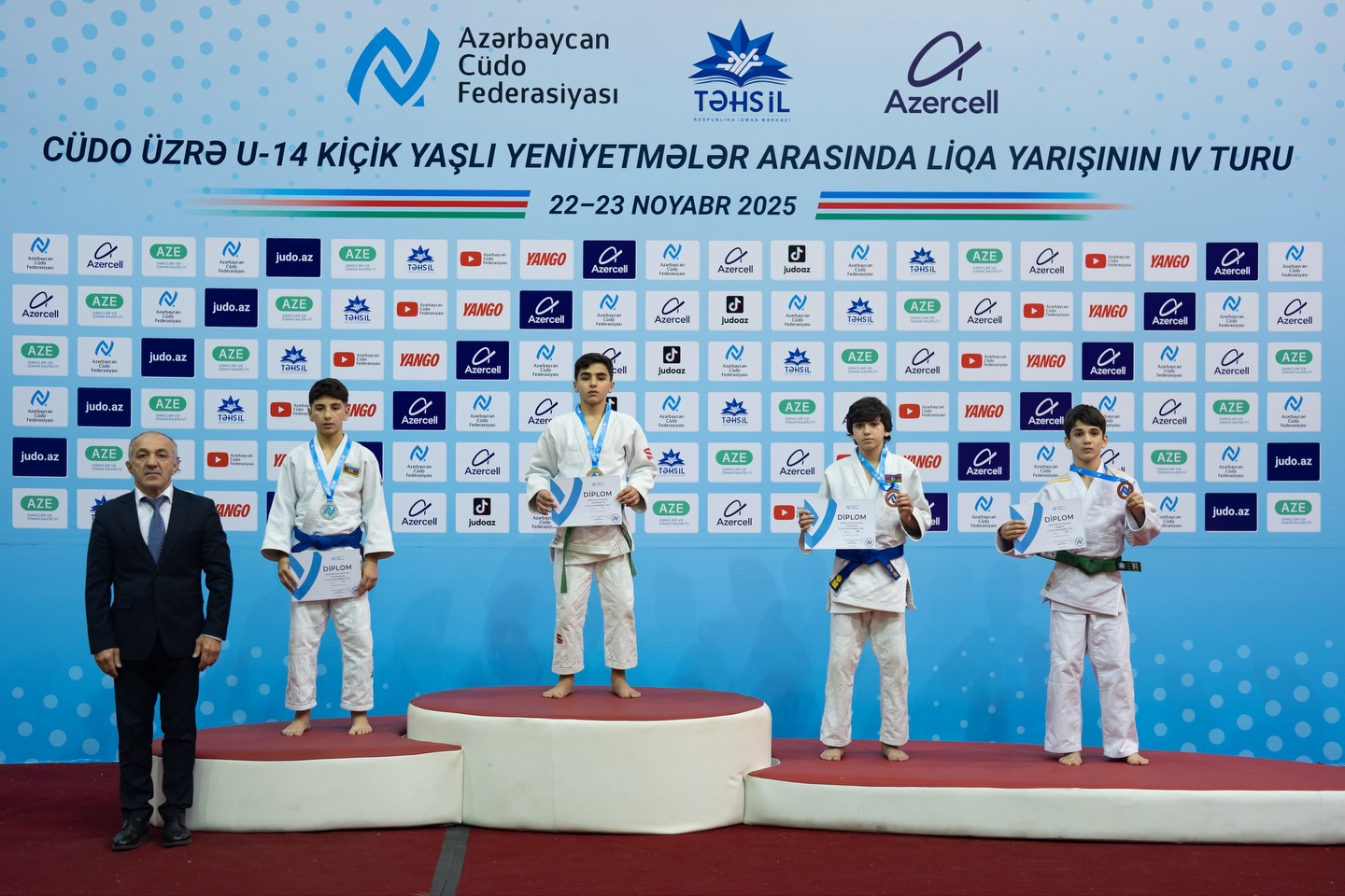 U-14 yeniyetmələr arasında Liqa yarışının IV turu başa çatıb
