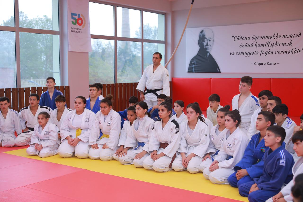 Rüstəm Orucov və Orxan Səfərovun iştirakı ilə Gəncədə cüdo üzrə ustad dərsi keçirildi