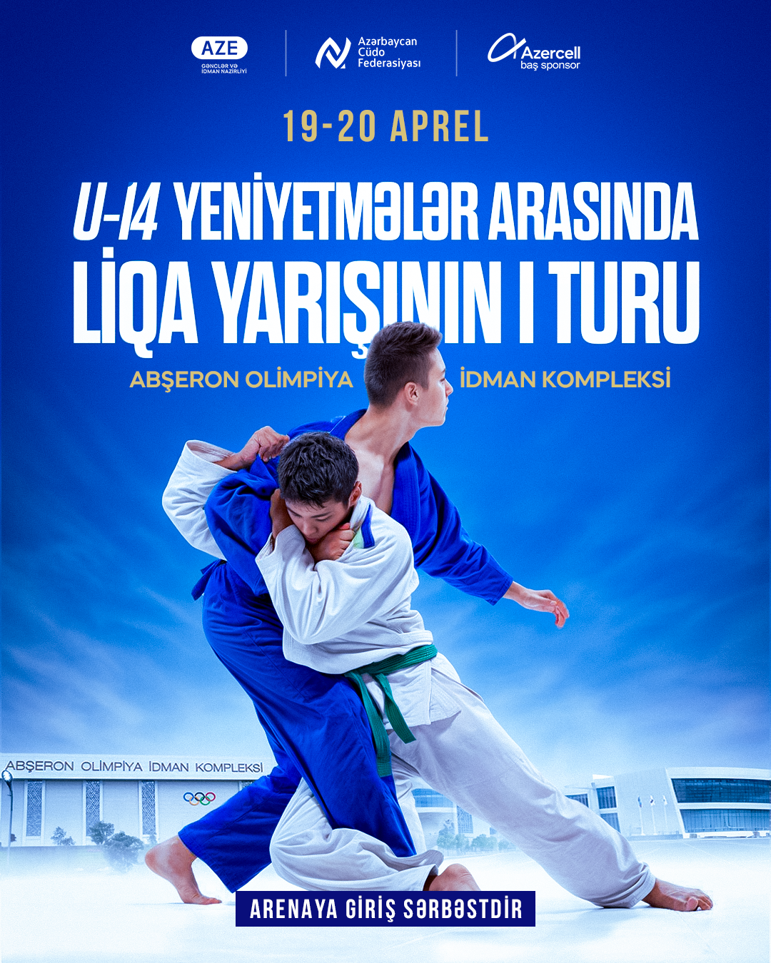 U-14 yeniyetmələr arasında Liqa yarışının I turu keçiriləcək