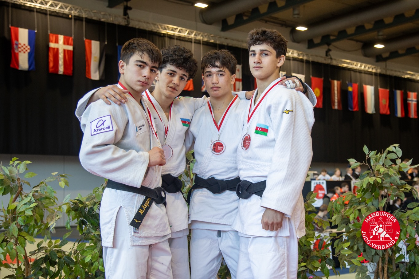 4 qızıl, 3 gümüş və 8 bürünc medal qazanan Azərbaycan millisi Bremendə birinci oldu