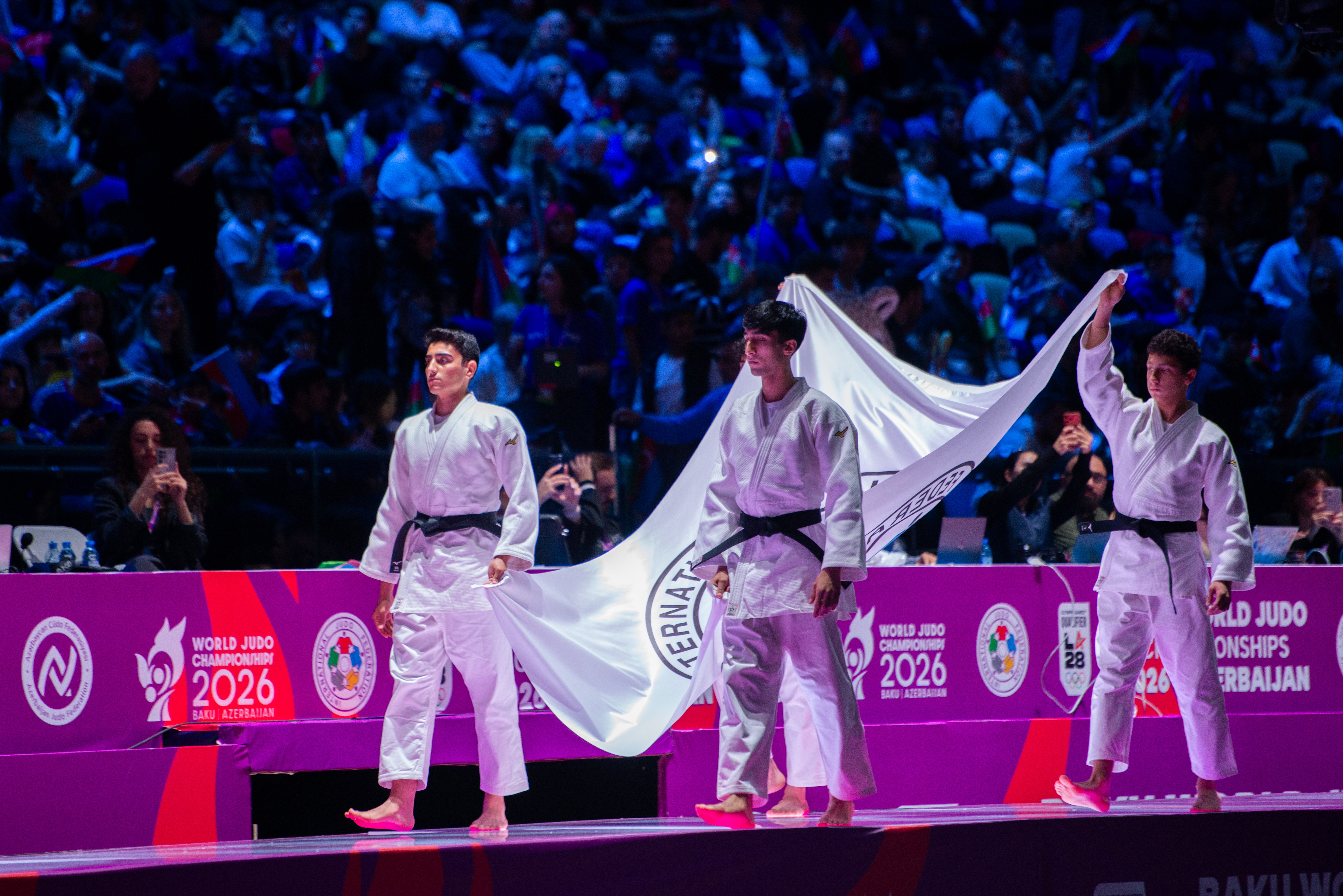 IJF Flag Handover Ceremony Held at World Judo Championships in Baku