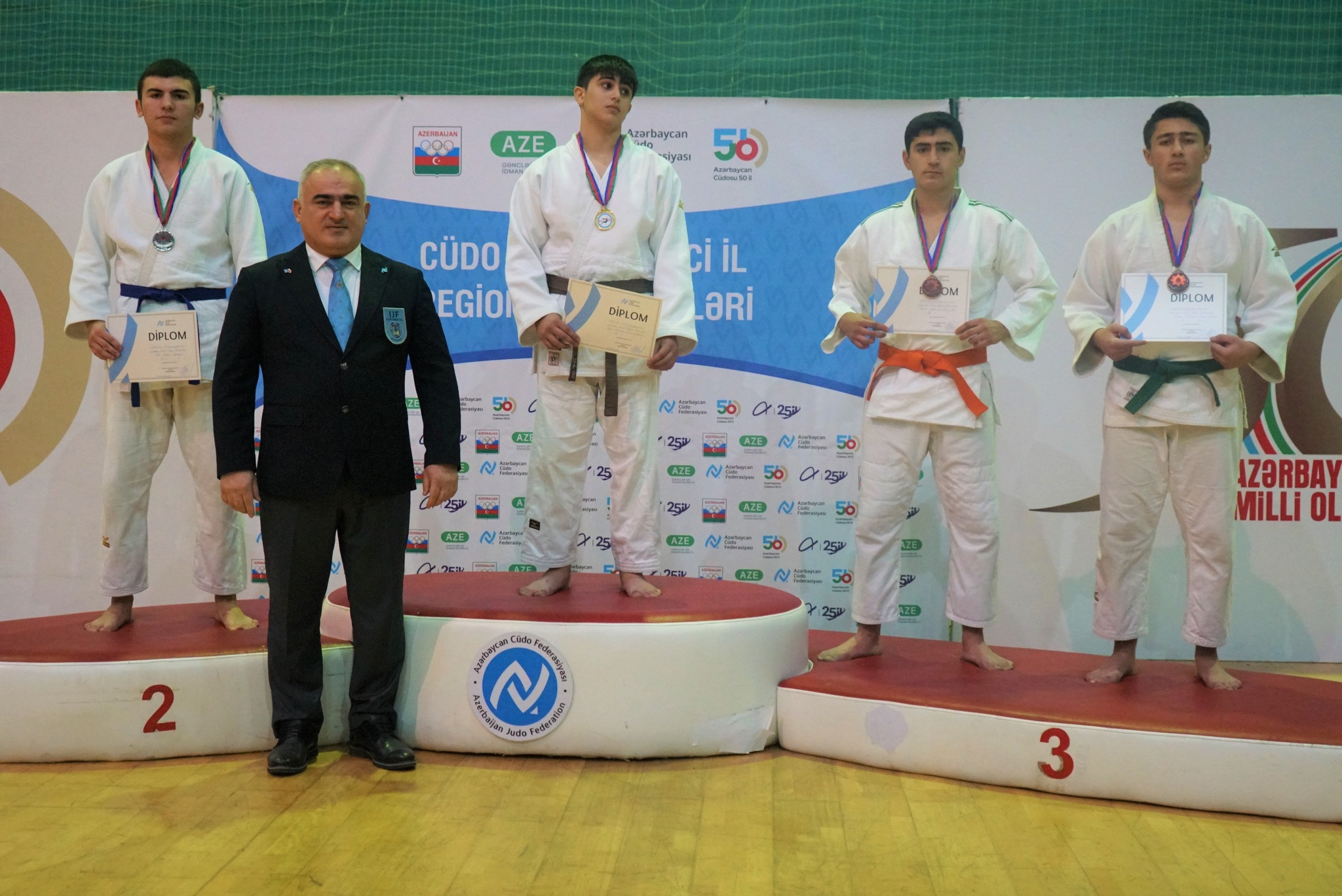 Qazaxda U-18 yeniyetmələr arasında cüdo üzrə region birinciliyi keçirilib