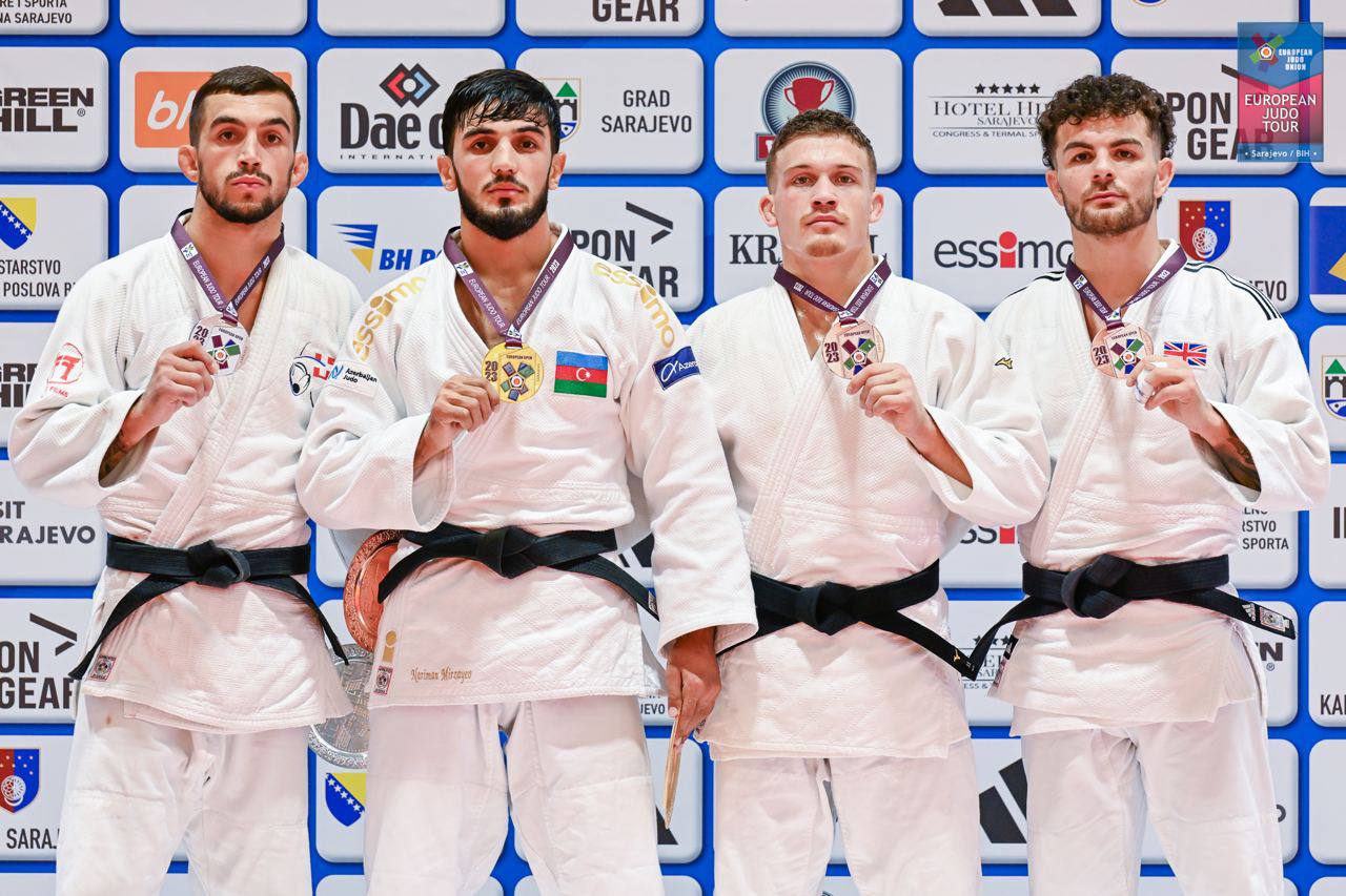 Cüdoçularımız Sarayevo Açıq Avropa turnirinin ilk günündə 1 qızıl və 1 gümüş medal qazandı