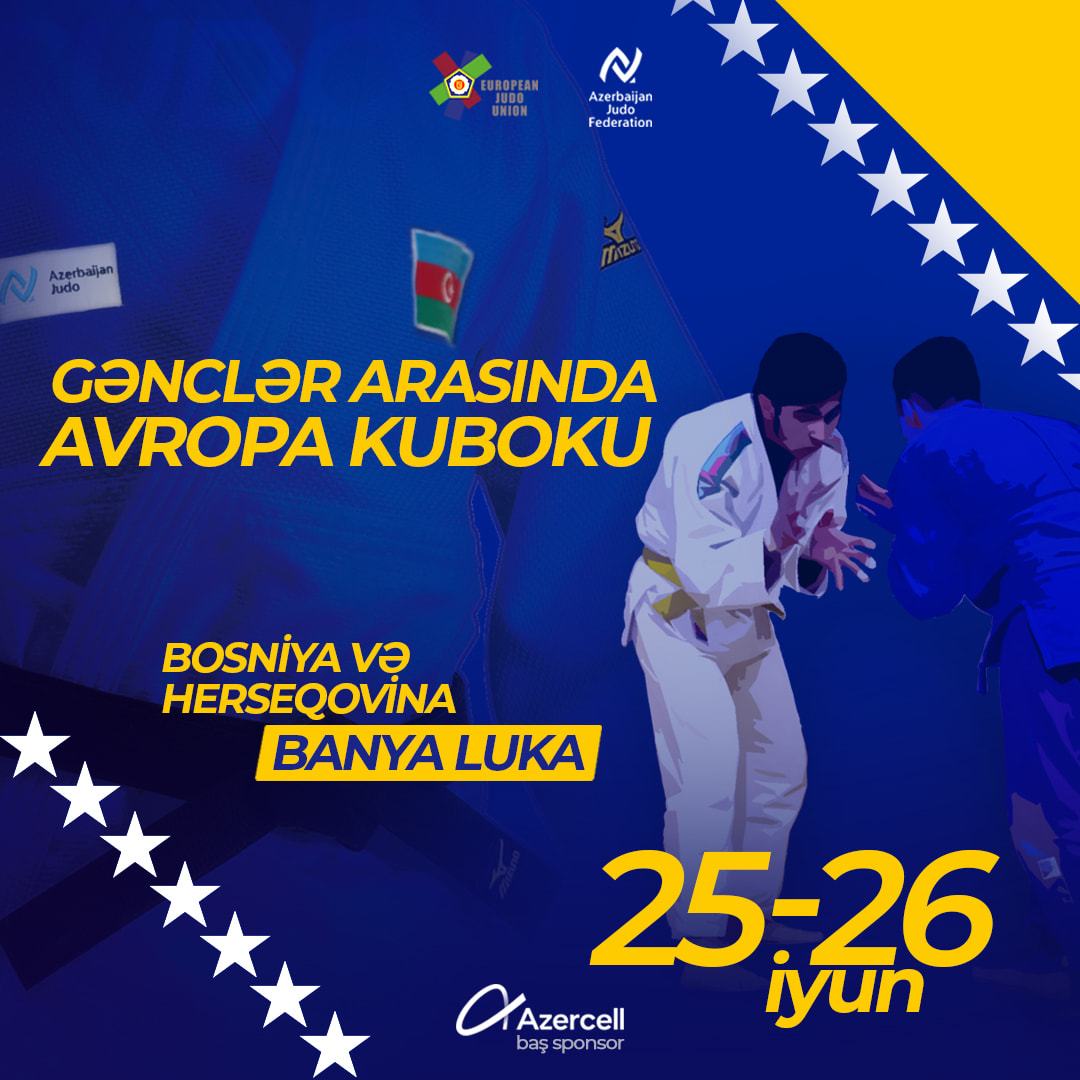 Sabah gənclər arasında cüdo üzrə Avropa kubokuna start veriləcək