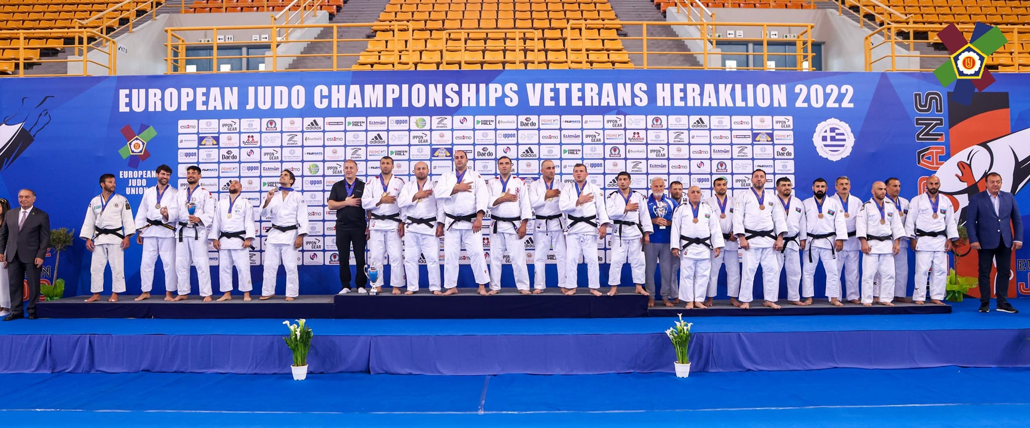 Veteranlarımız Avropa çempionatının kişilərin komanda yarışını üçüncü yerdə tamamlayıb