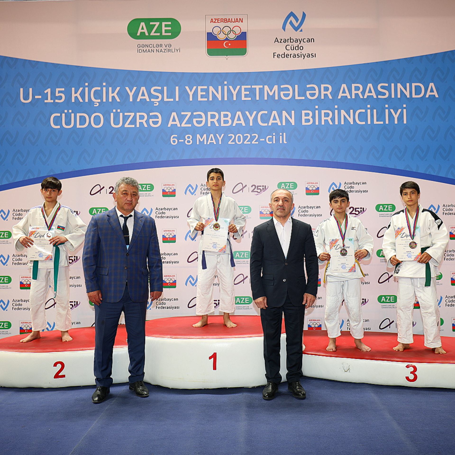 U-15 kiçik yaşlı yeniyetmələr arasında cüdo üzrə Azərbaycan birinciliyinin ilk yarış günü başa çatıb