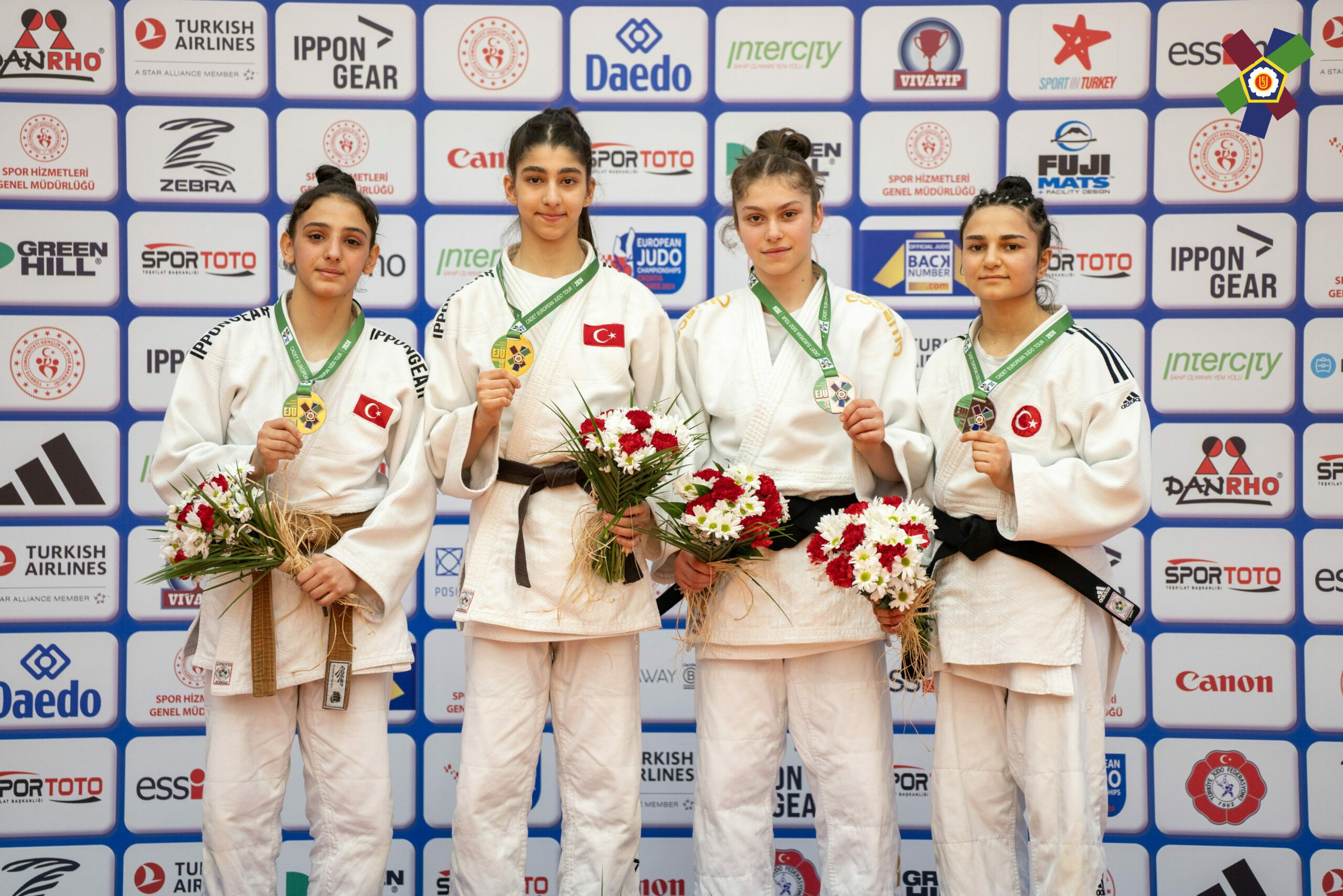 Cüdoçularımız Antalya Avropa Kubokunun ilk günündə 4 qızıl, 2 gümüş və 6 bürünc medal qazandı