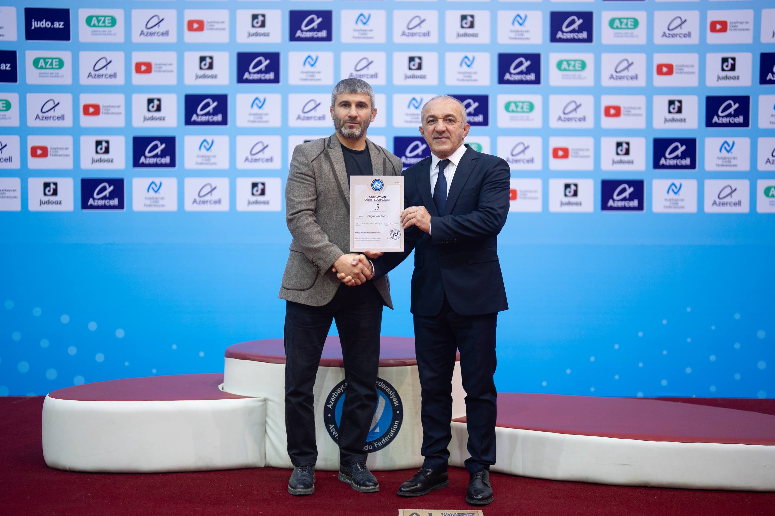 Dan dərəcələri üzrə təltifetmə mərasimi baş tutub
