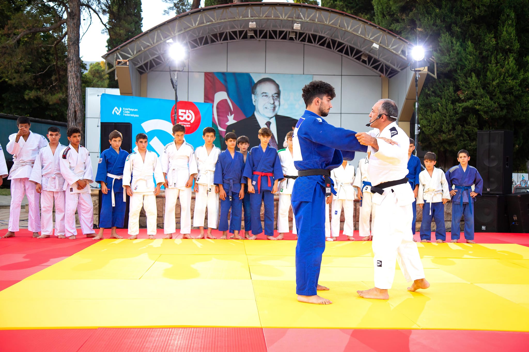 Zaqatalada cüdo üzrə ustad dərsi keçirilib