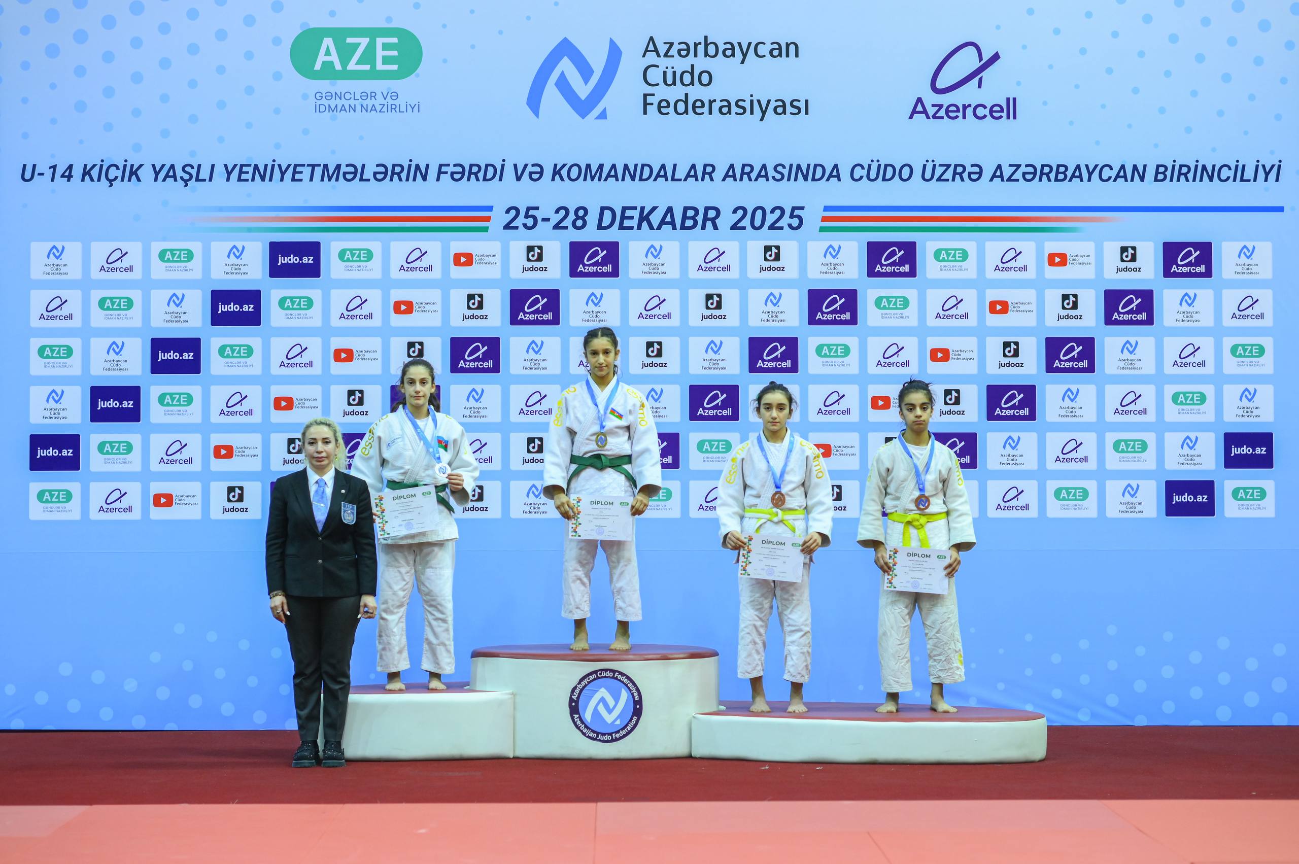 U-14 Azərbaycan birinciliyində fərdi mübarizələr başa çatıb