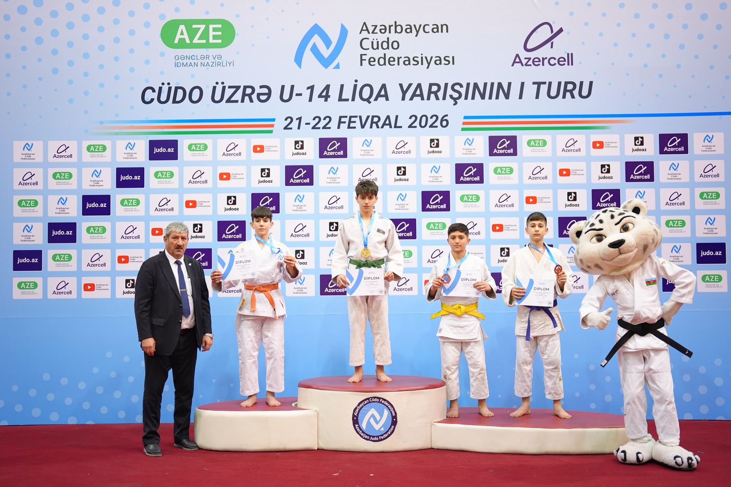 U-14 yeniyetmələr arasında Liqa yarışının I turu başa çatıb
