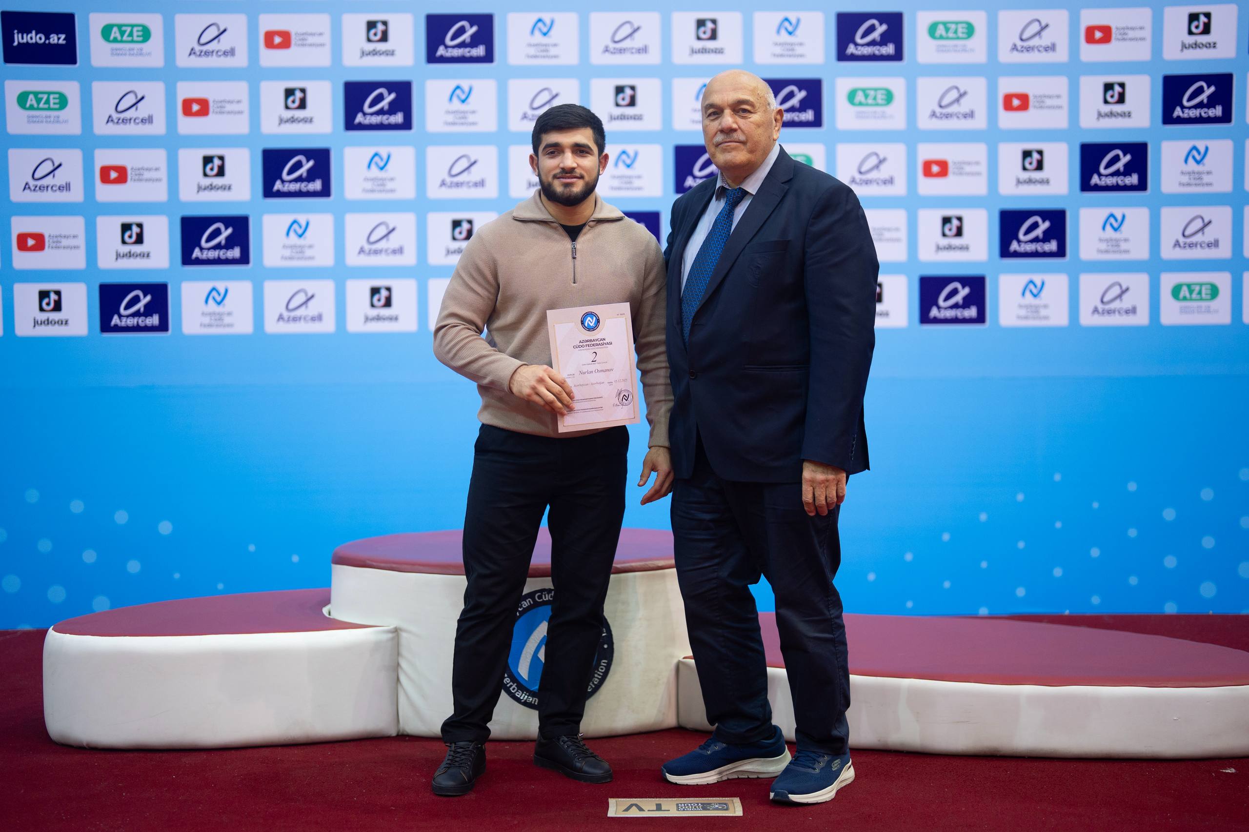 Dan dərəcələri üzrə təltifetmə mərasimi baş tutub