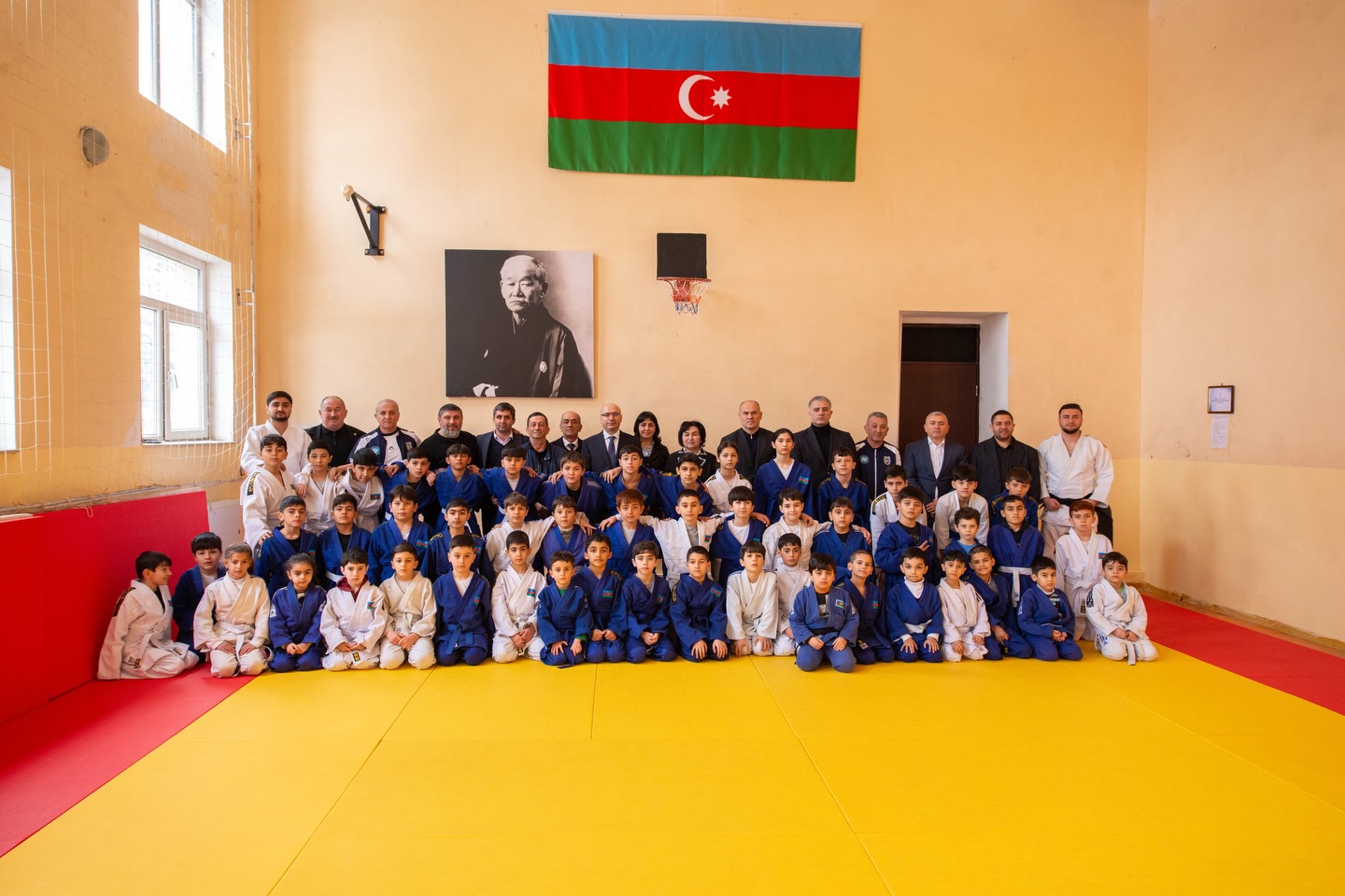 Qəbələ rayonunun Vəndam qəsəbəsində yeni cüdo zalı fəaliyyətə başlayıb