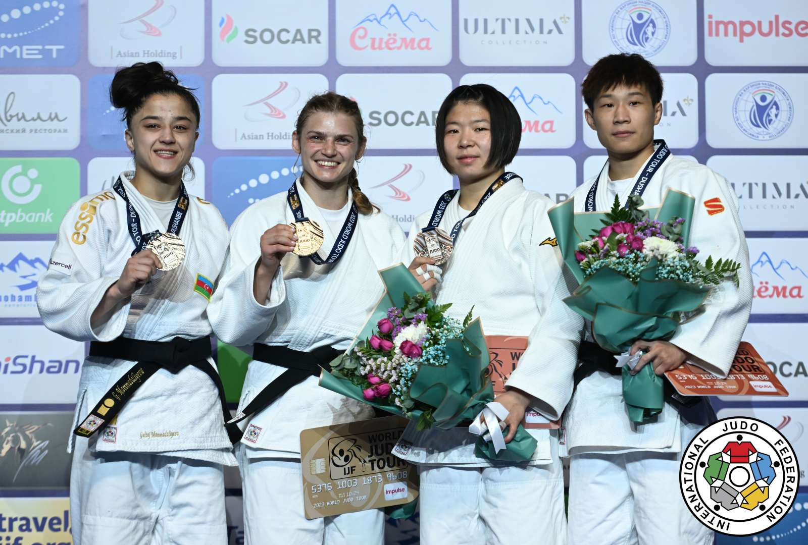 Azərbaycan cüdoçuları Düşənbə Qran Pri turnirini 4 medal qazandı
