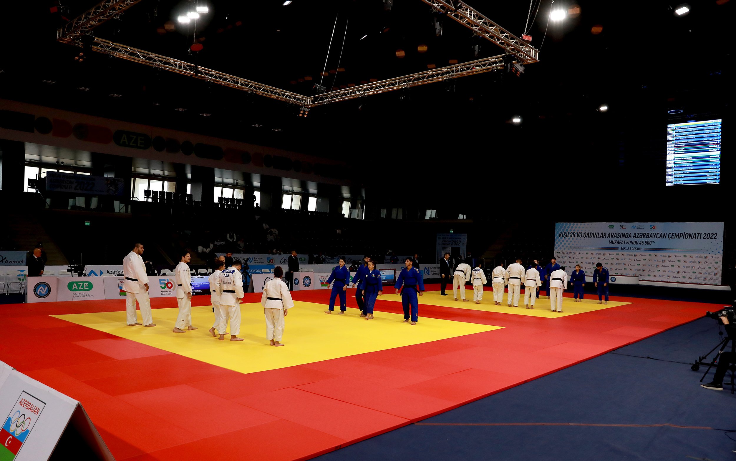 Azərbaycan çempionatının komanda yarışları keçirilir