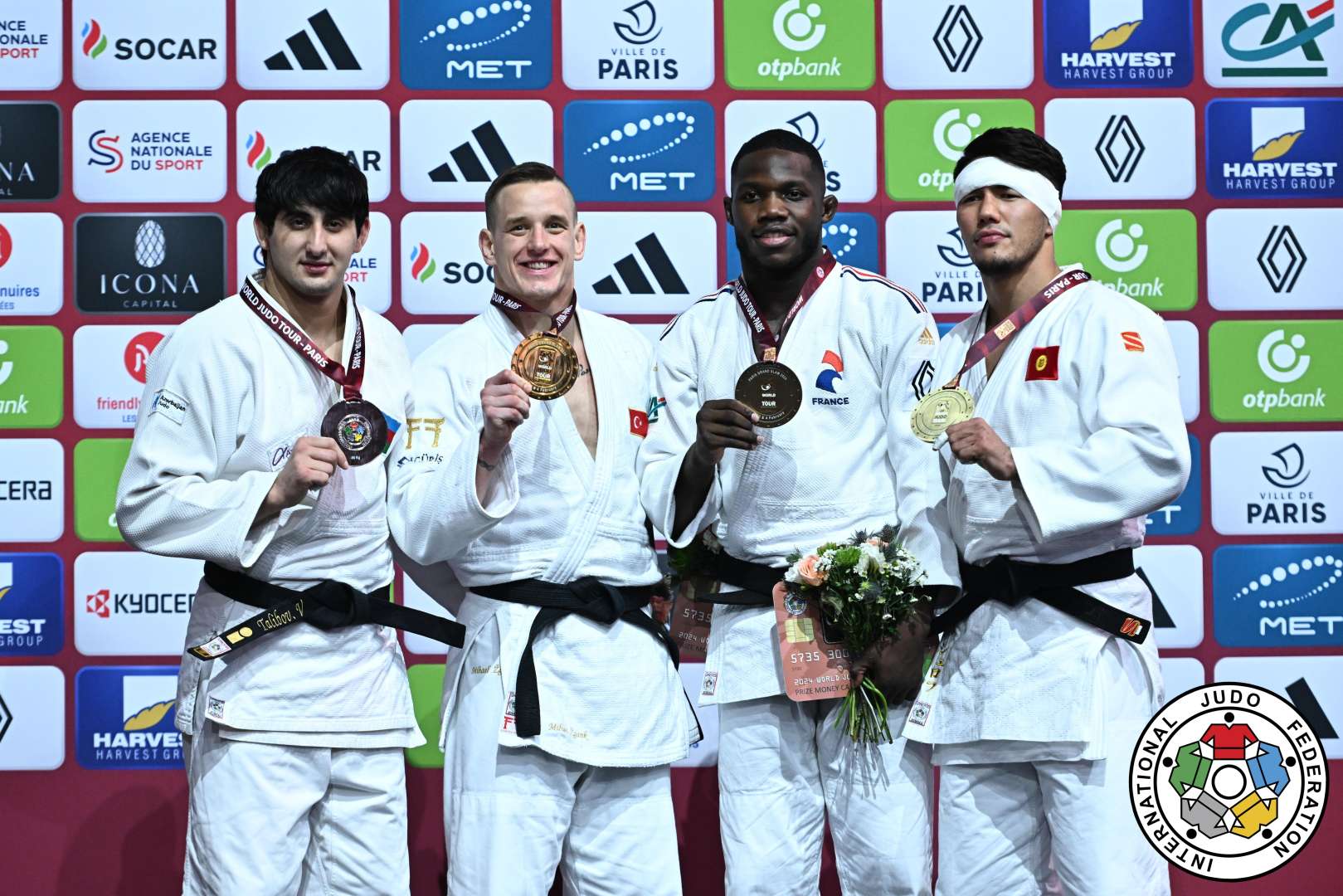 Azərbaycan cüdoçuları Paris Böyük Dəbilqədə 2 gümüş medal qazandı