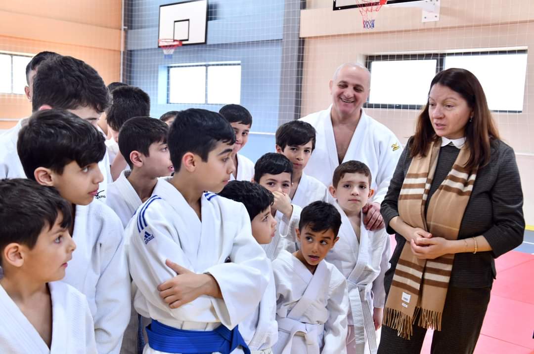 Ağalı kənd orta məktəbinin nəzdində ilk dəfə cüdo bölməsi fəaliyyətə başladı