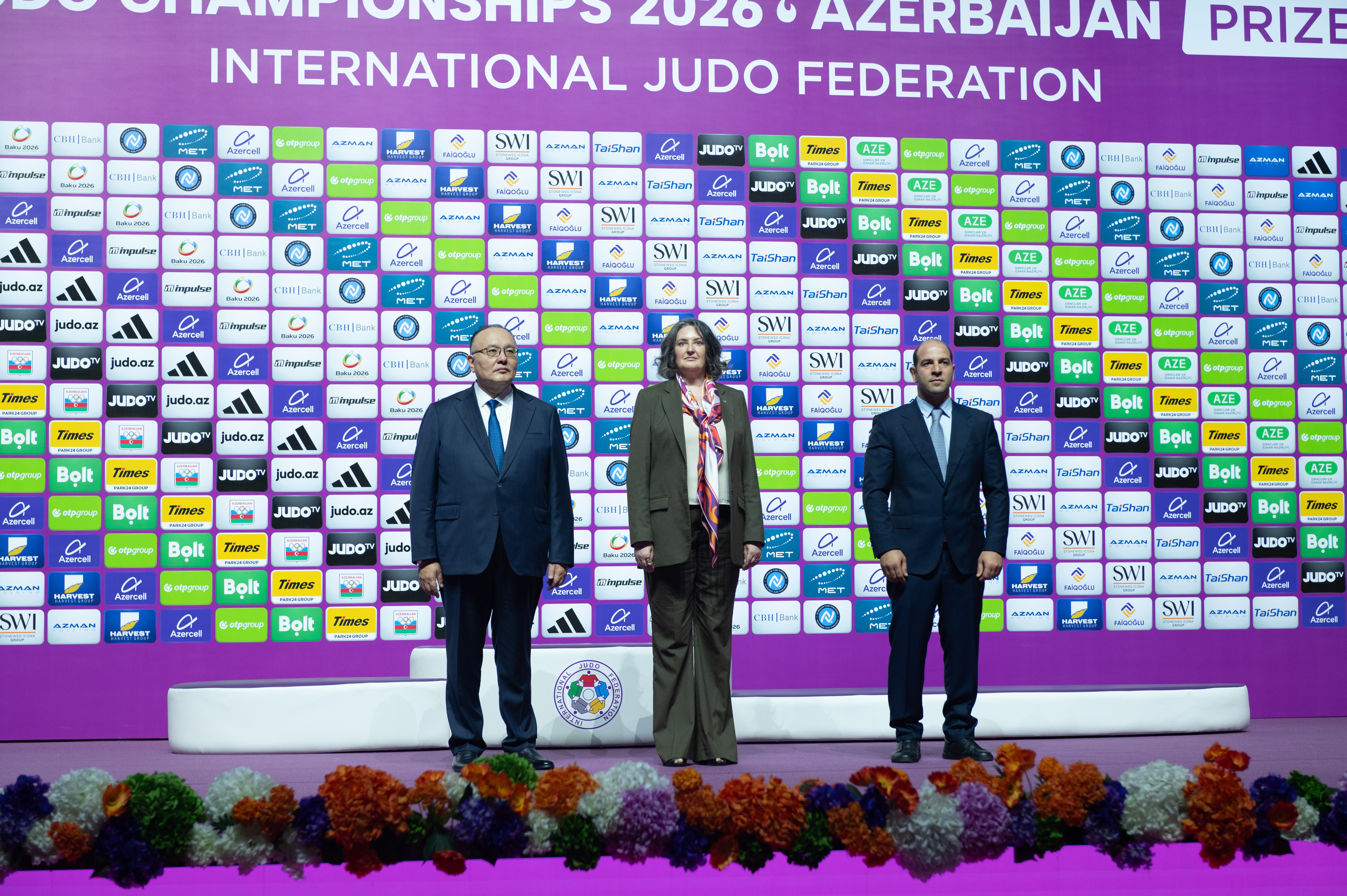 IJF Flag Handover Ceremony Held at World Judo Championships in Baku