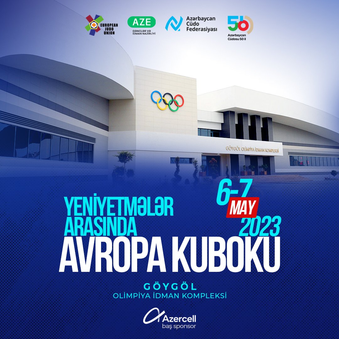 Azərbaycanda ilk dəfə cüdo idman növü üzrə yeniyetmələr arasında Avropa Kuboku turniri keçiriləcək