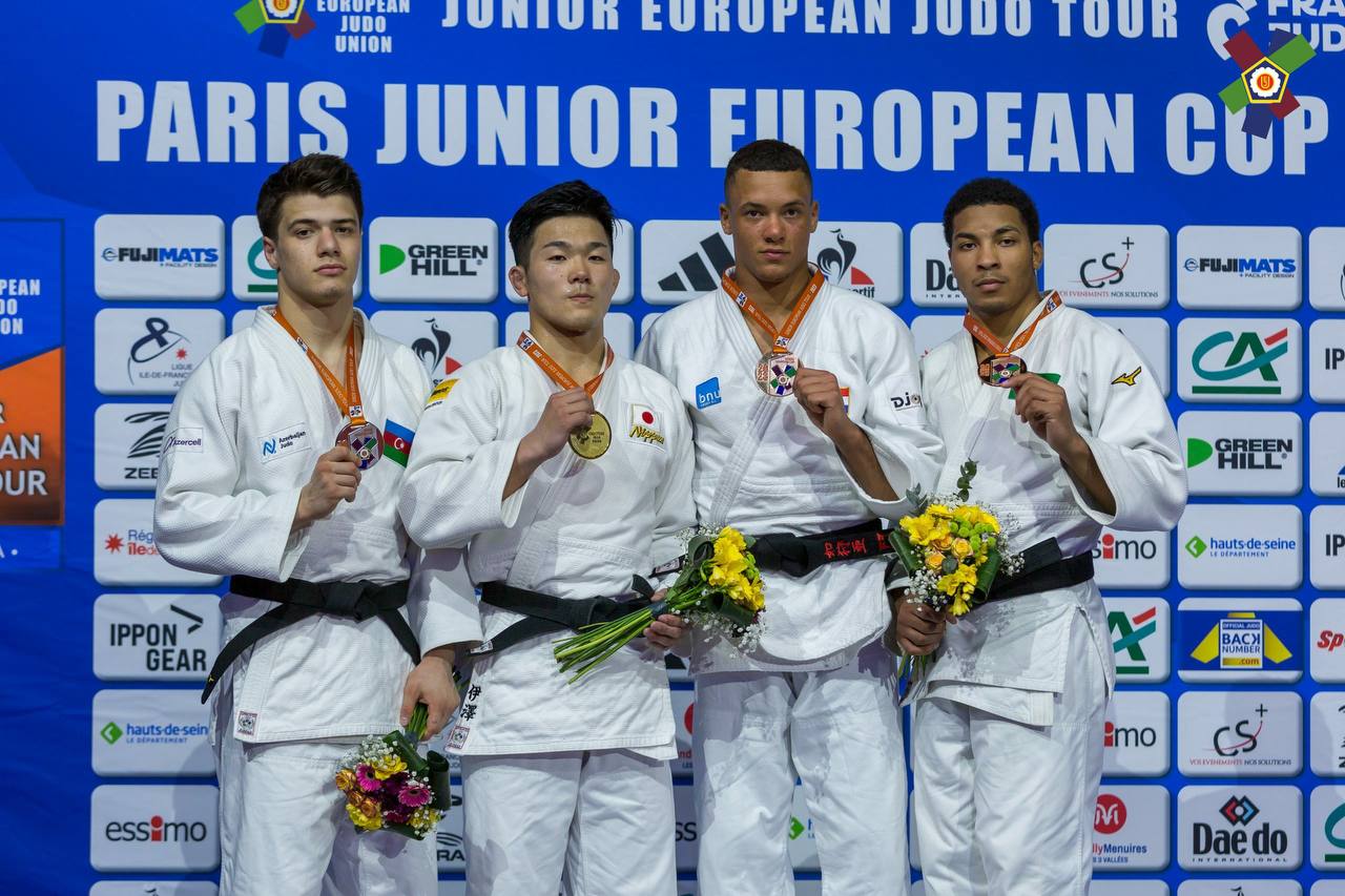 Azərbaycan cüdoçuları Paris Avropa Kuboku turnirində 4 medal əldə etdi