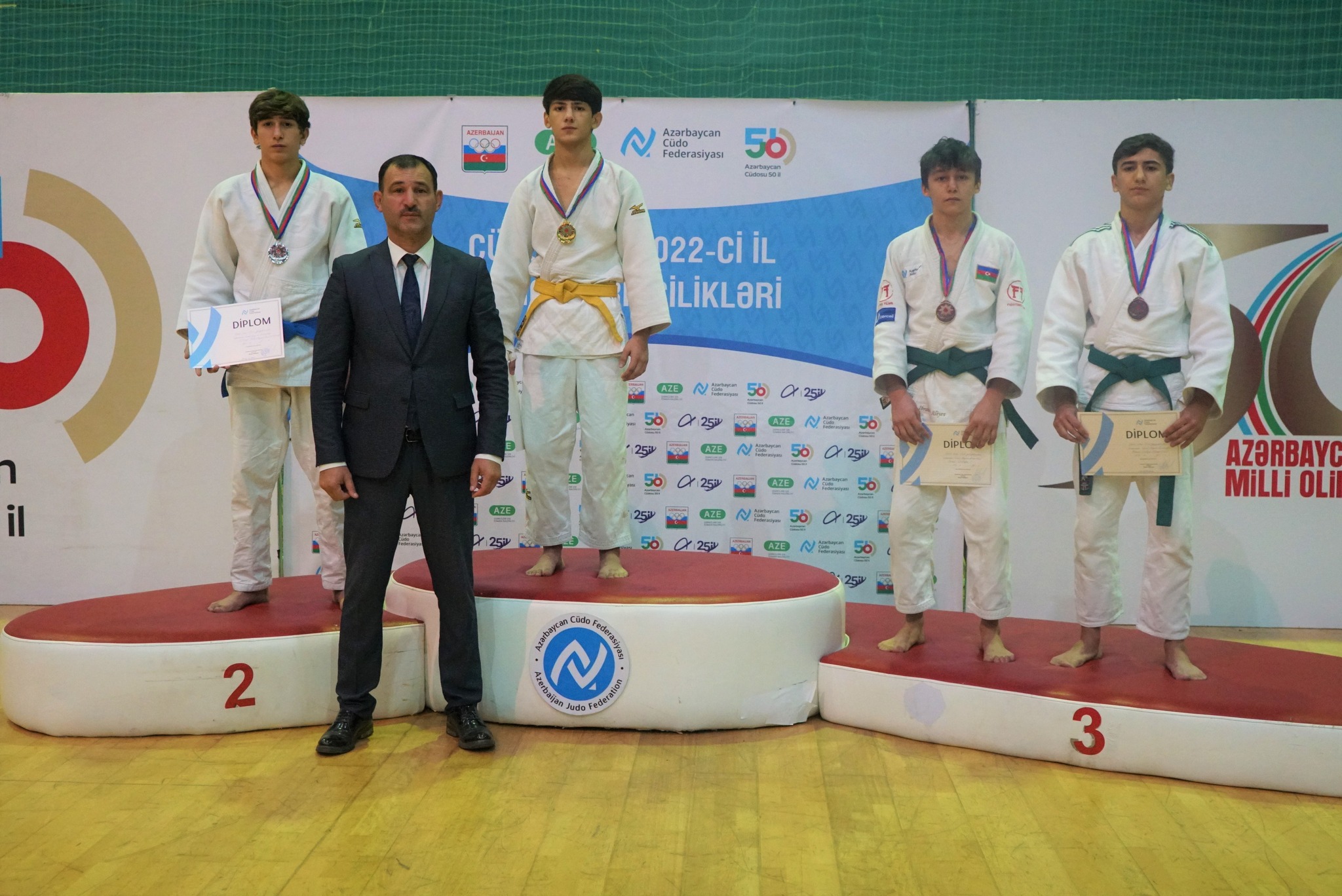 Qazaxda U-18 yeniyetmələr arasında cüdo üzrə region birinciliyi keçirilib