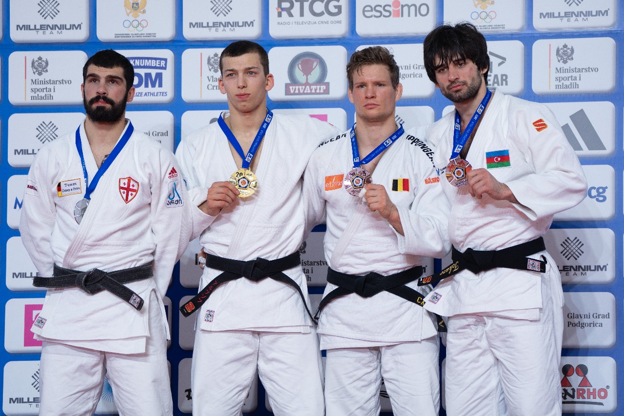 Azərbaycan cüdoçuları Avropa çempionatını 5 medalla başa vurdu