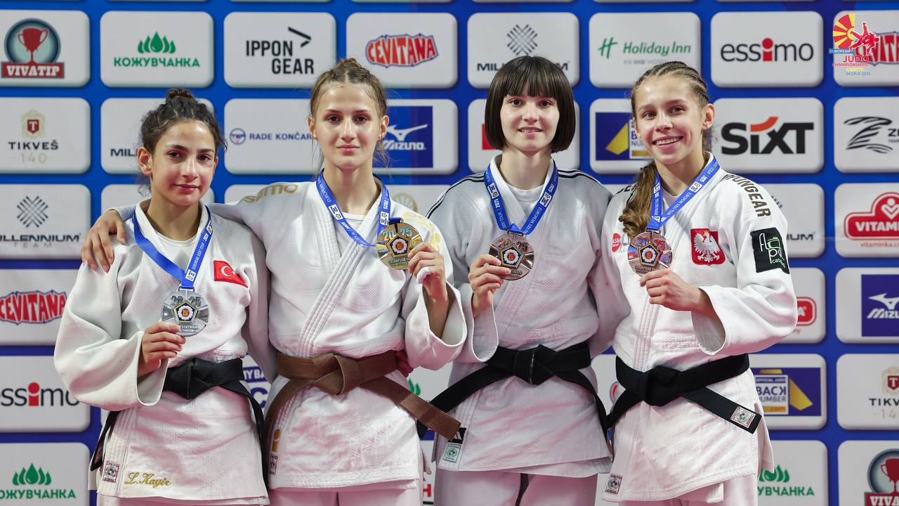 Üç cüdoçumuz Avropa çempionu oldu