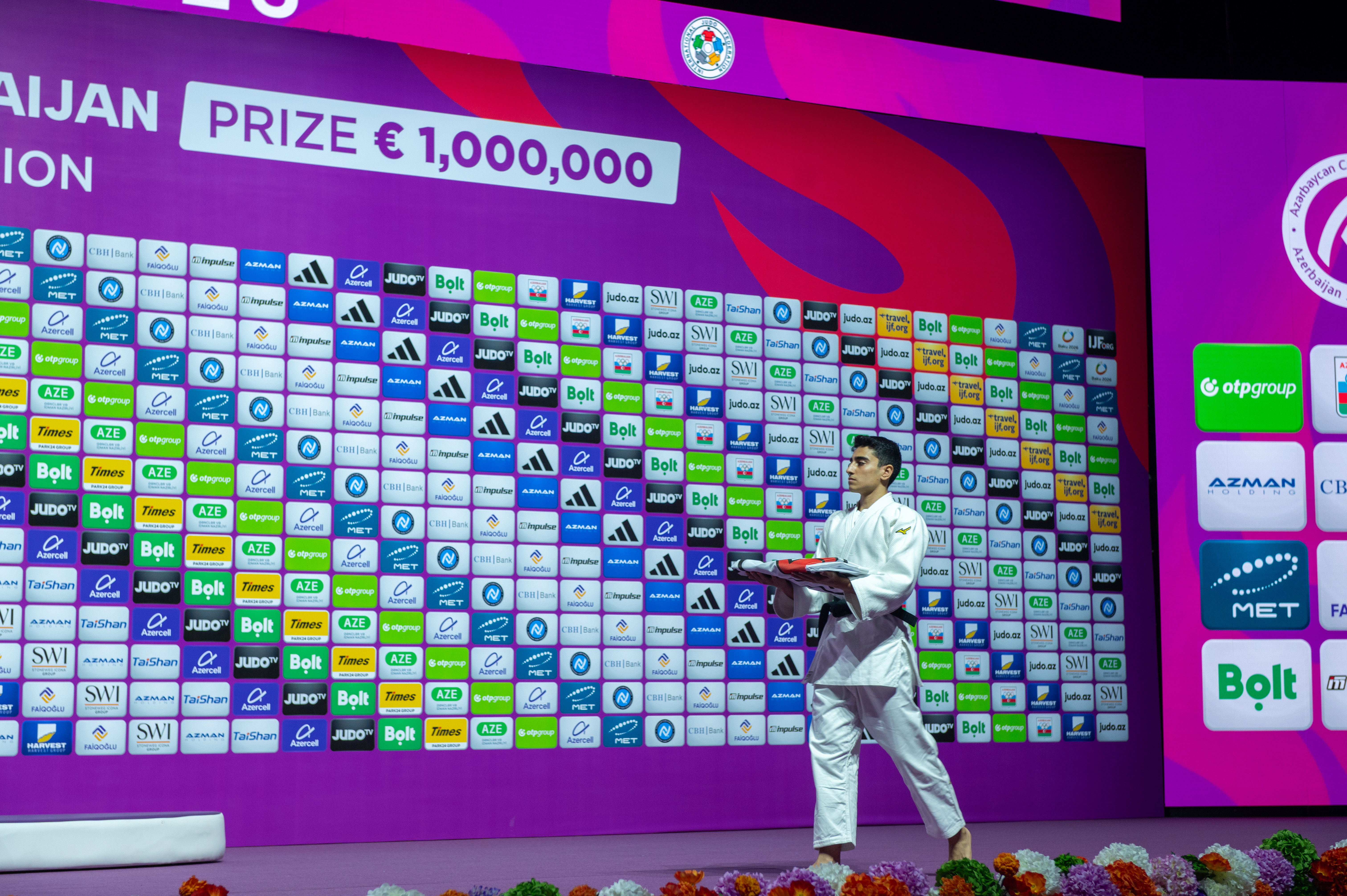 IJF Flag Handover Ceremony Held at World Judo Championships in Baku