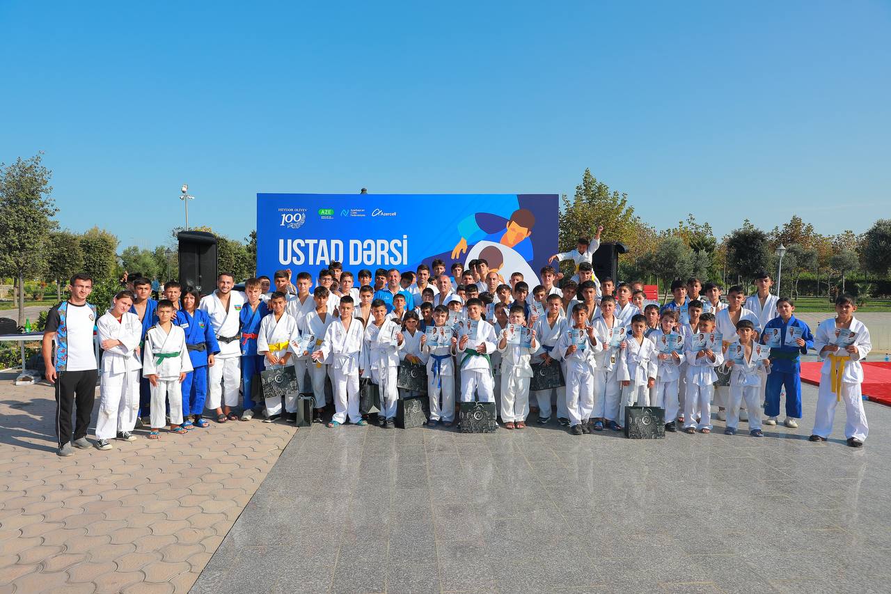 Zirə Eko parkında cüdo üzrə ustad dərsi keçirildi