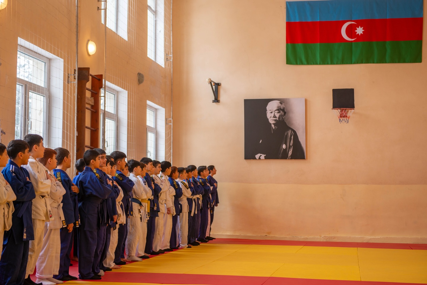 Qəbələ rayonunun Vəndam qəsəbəsində yeni cüdo zalı fəaliyyətə başlayıb