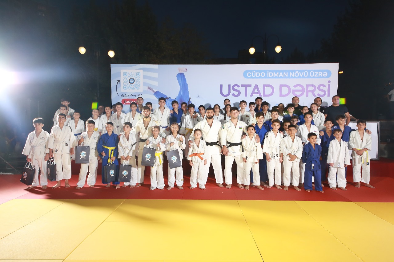 Bakıda uşaqlar və gənclər üçün cüdo üzrə ustad dərsi keçirildi