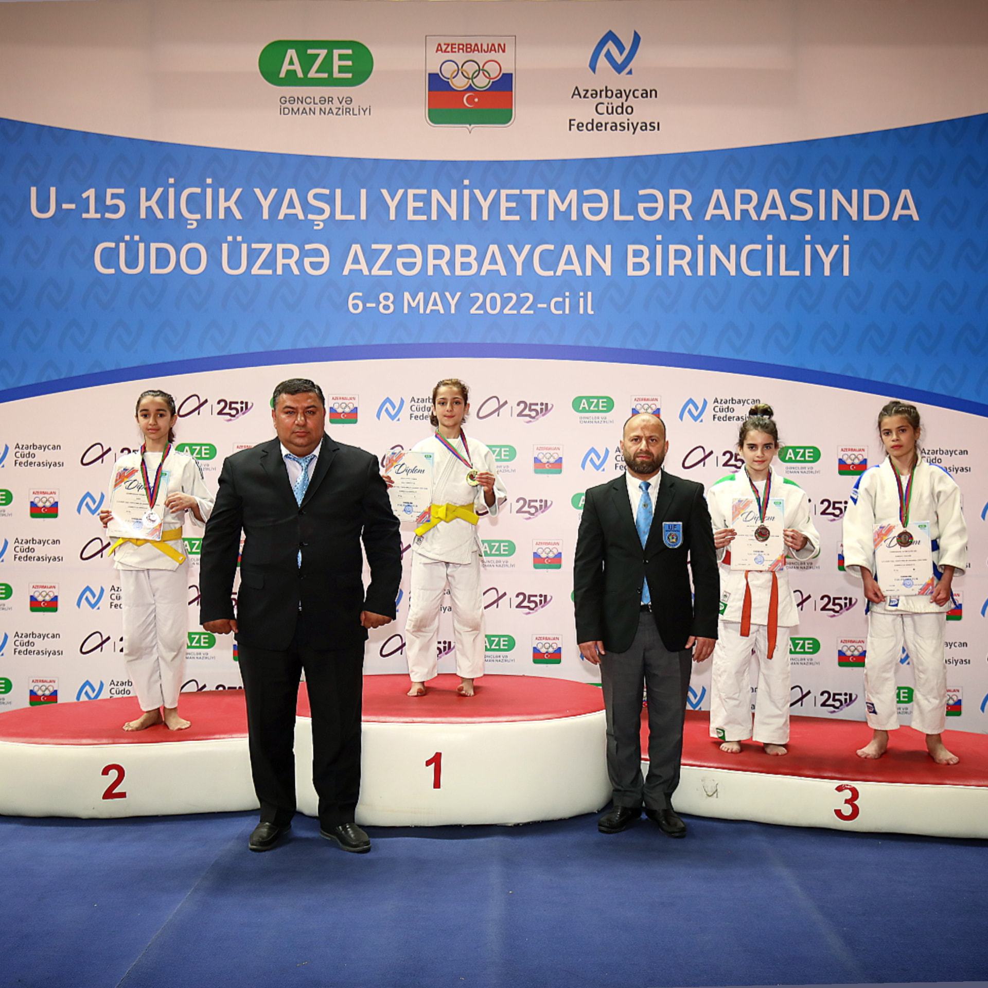 U-15 kiçik yaşlı yeniyetmə cüdoçuların Azərbaycan birinciliyinin ikinci yarış gününə yekun vurulub