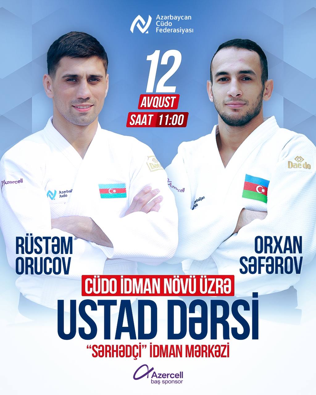 Cüdo həvəskarlarını ustad dərslərinə dəvət edirik