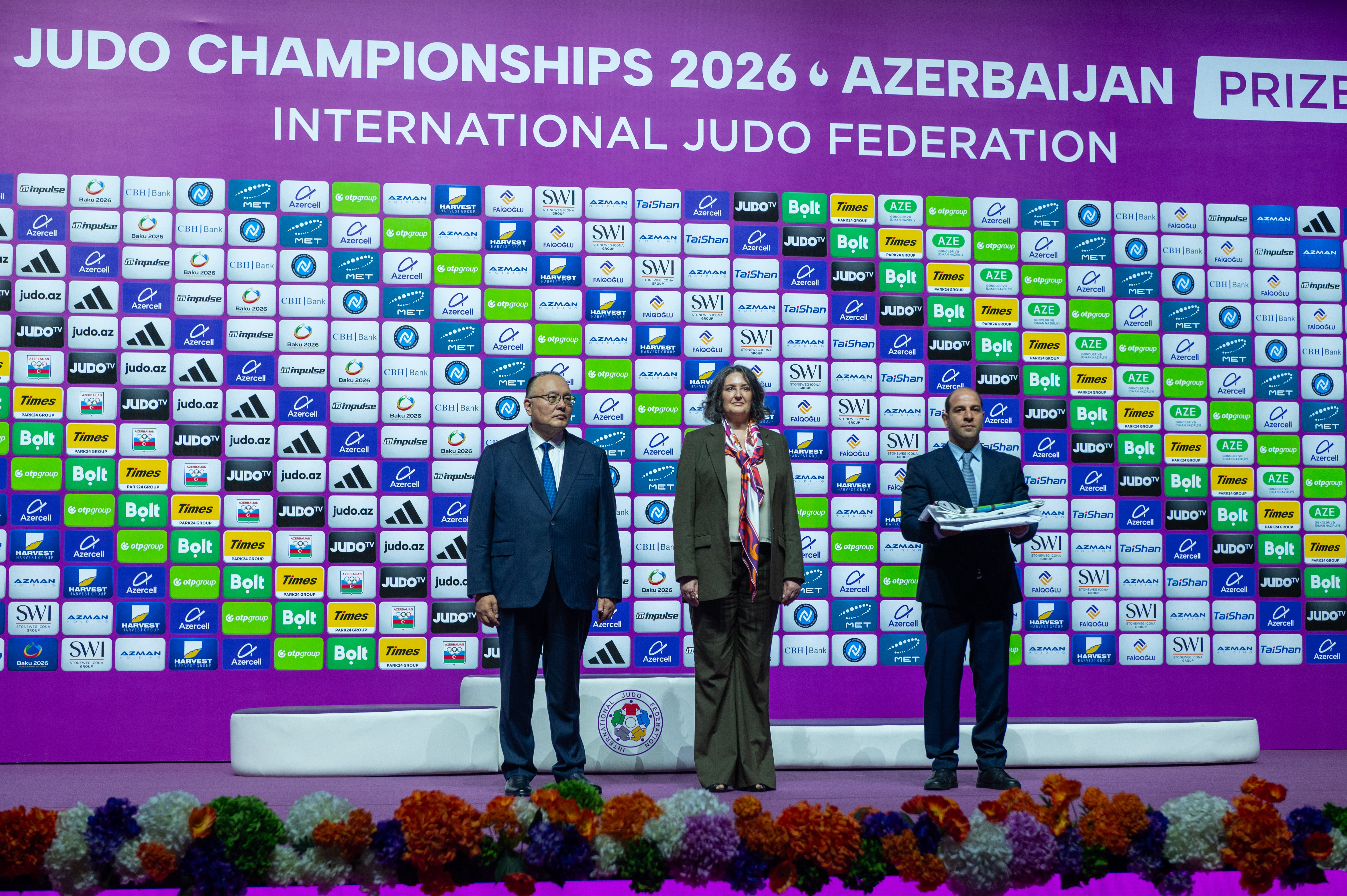IJF Flag Handover Ceremony Held at World Judo Championships in Baku