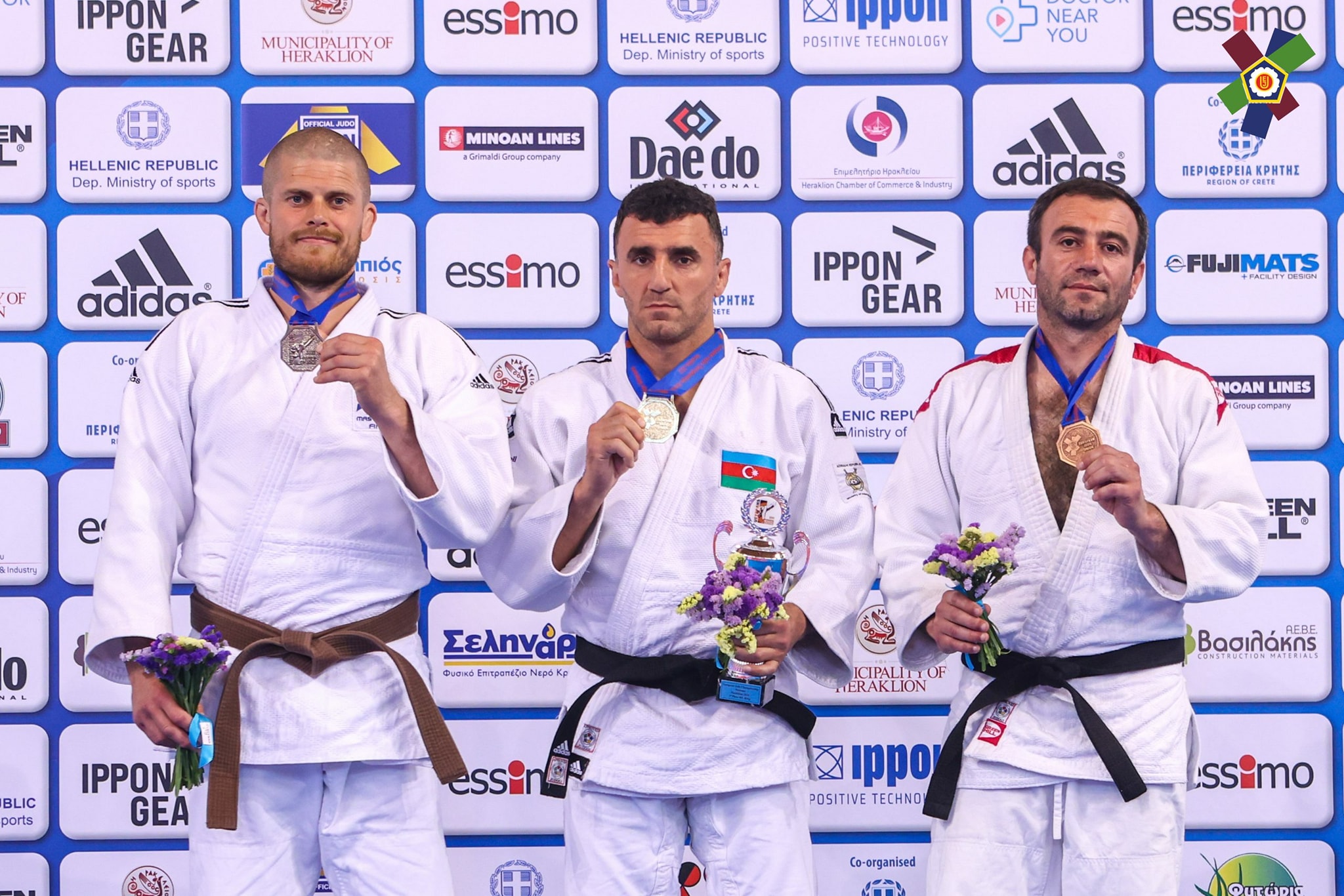 Veteran cüdoçularımız Avropa çempionatının ikinci günündə 3 qızıl, 1 gümüş və 1 bürünc qazanıblar