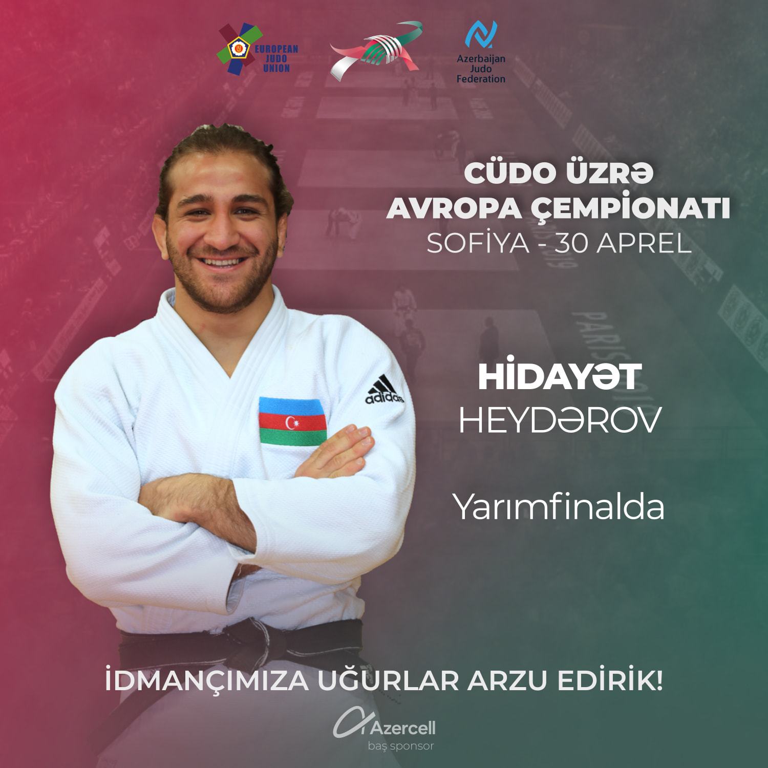 Avropa çempionatının ilk günündə idmançılarımızın rəqibləri müəyyənləşdi