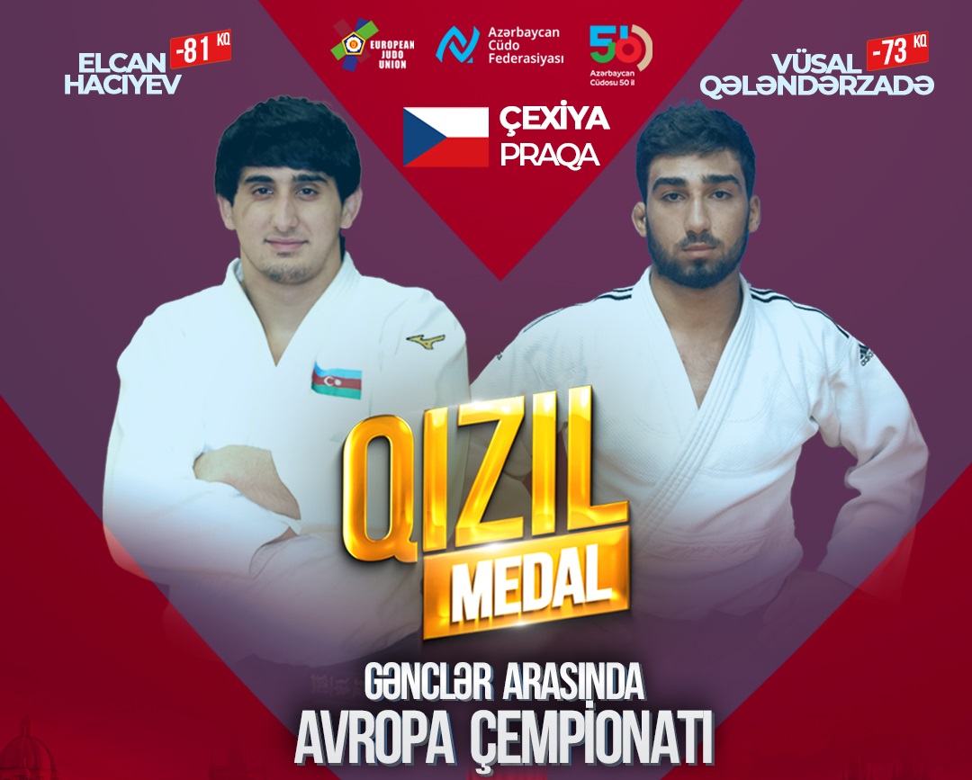 2 cüdoçumuz Avropa çempionu oldu