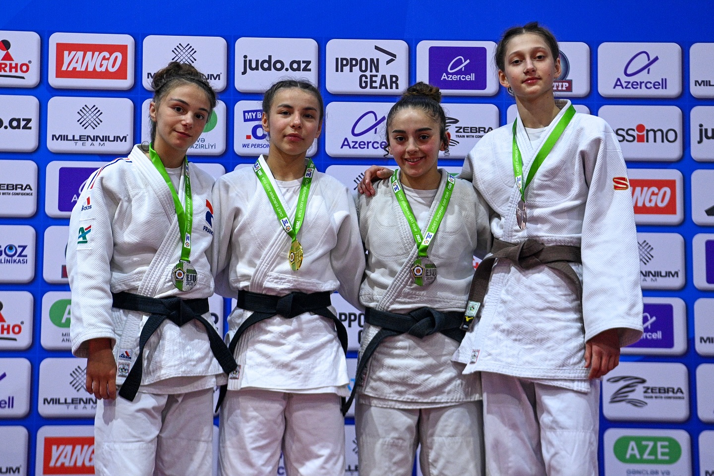 Qubada Avropa Kubokuna uğurlu start: Azərbaycan cüdoçularından 12 medal