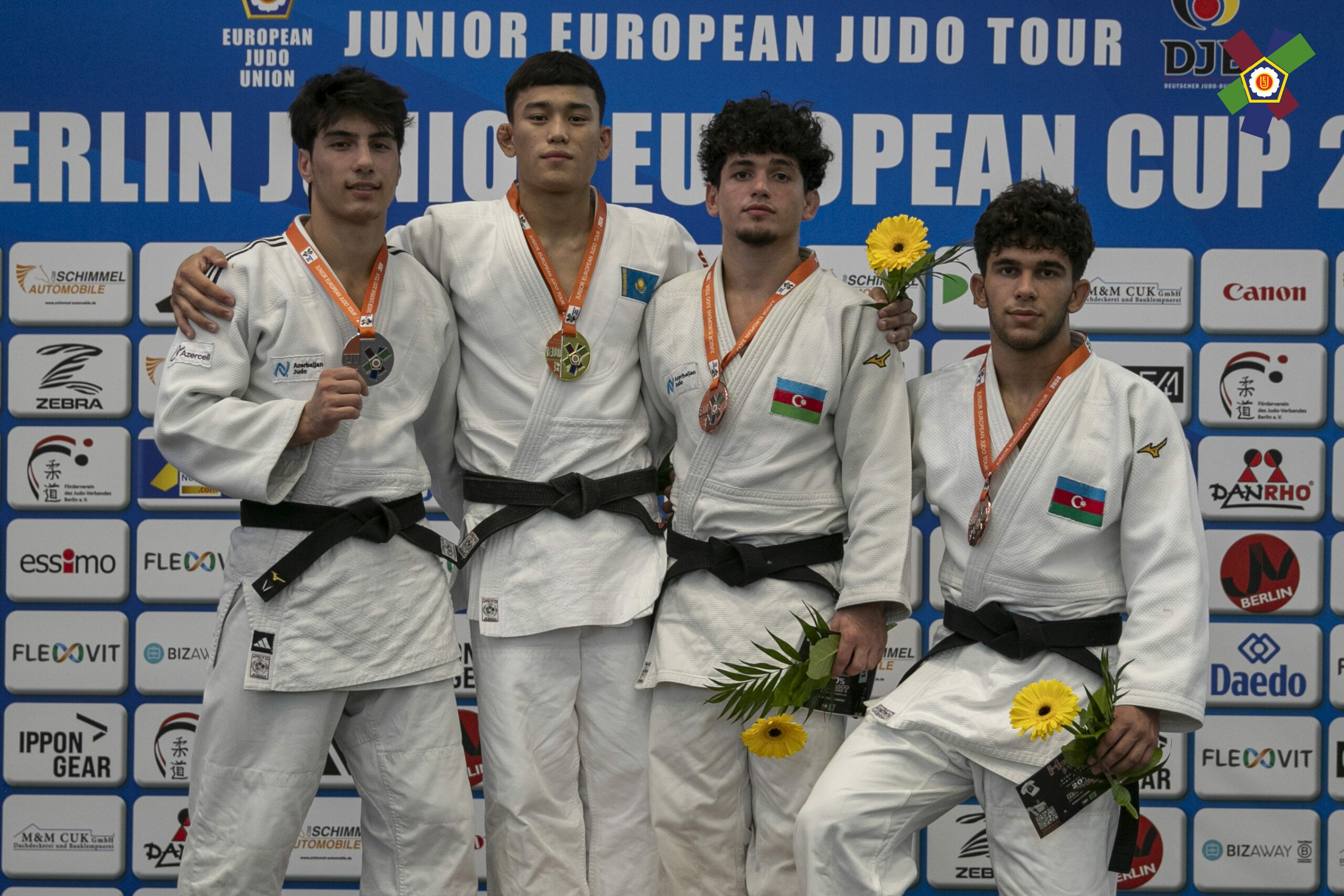 Cüdoçularımız Berlin Avropa Kubokunun ilk günündə 3 medal qazandı