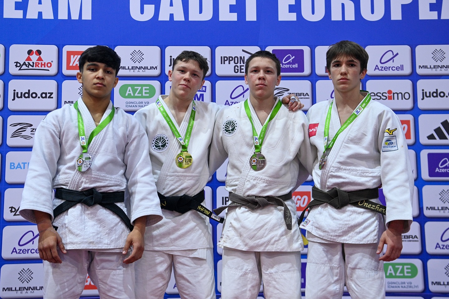 Qubada Avropa Kubokuna uğurlu start: Azərbaycan cüdoçularından 12 medal
