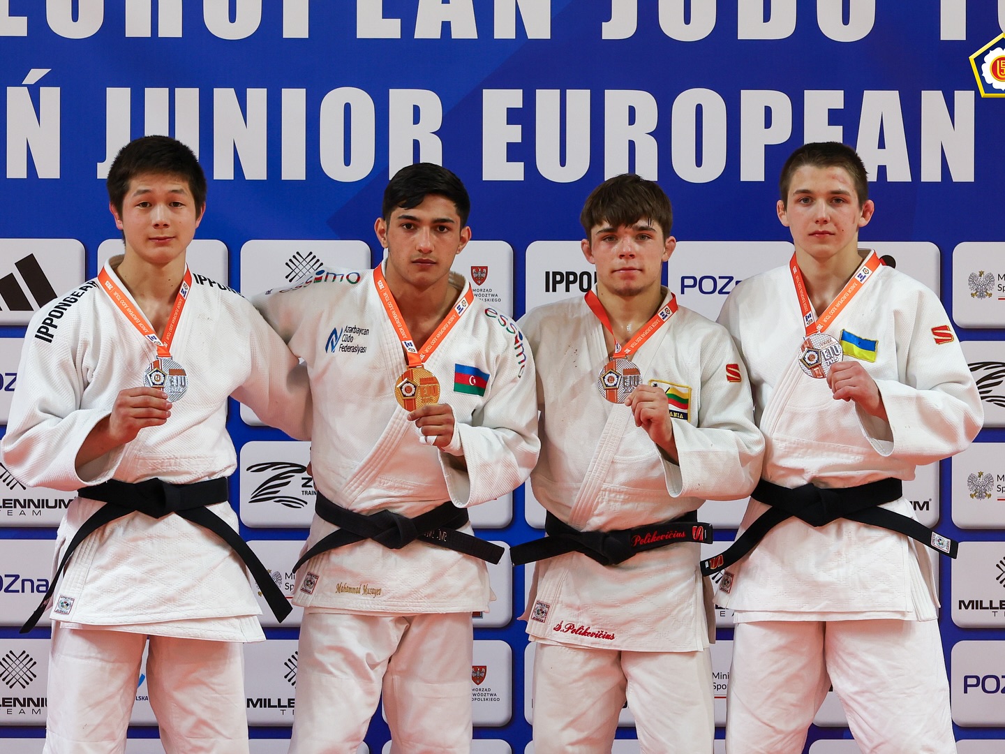 Gənc cüdoçularımız Poznan Avropa Kubokunun ilk günündə 4 medal qazandı
