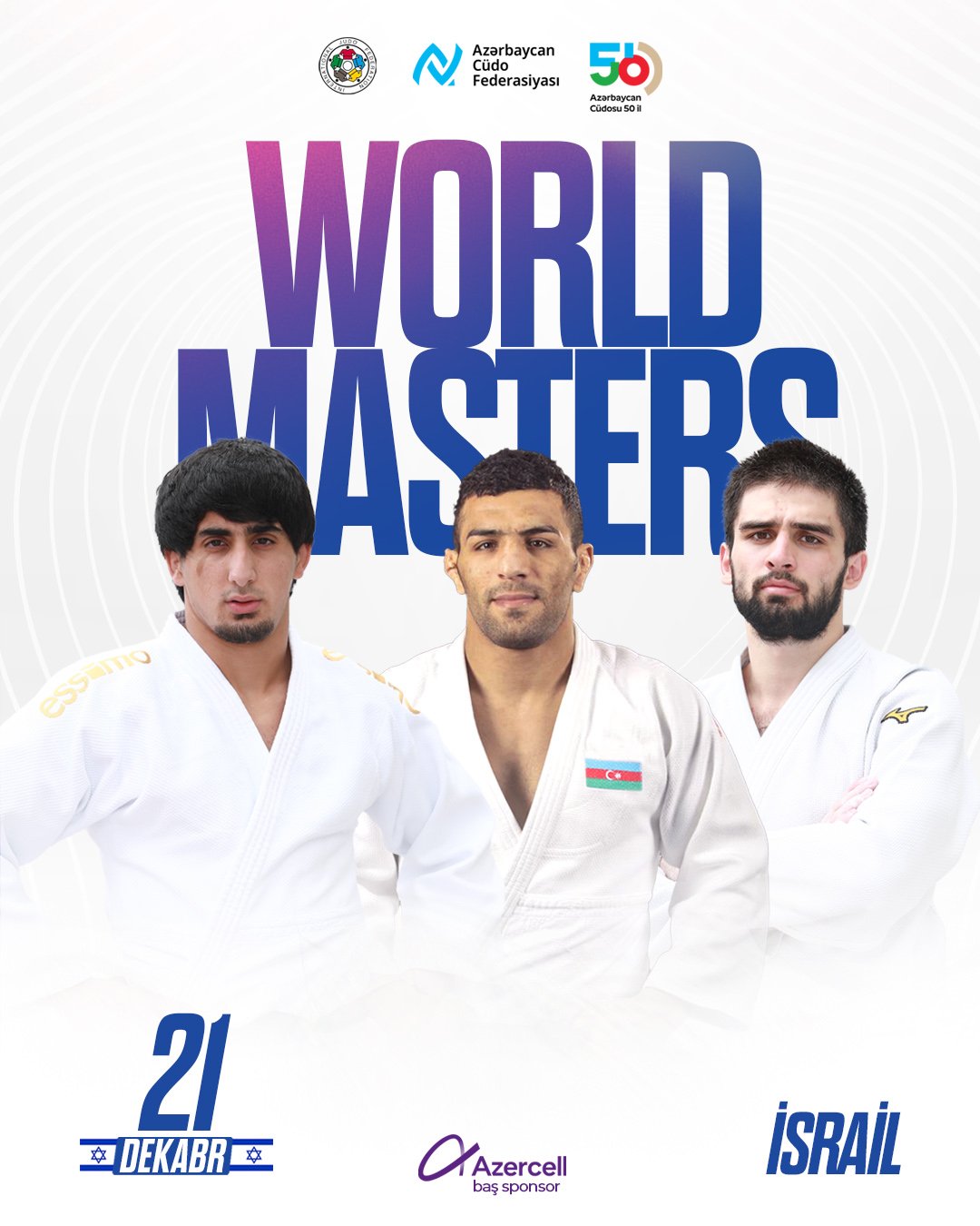 “Masters” turnirinin ikinci günündə 3 cüdoçumuz tatamiyə çıxacaq
