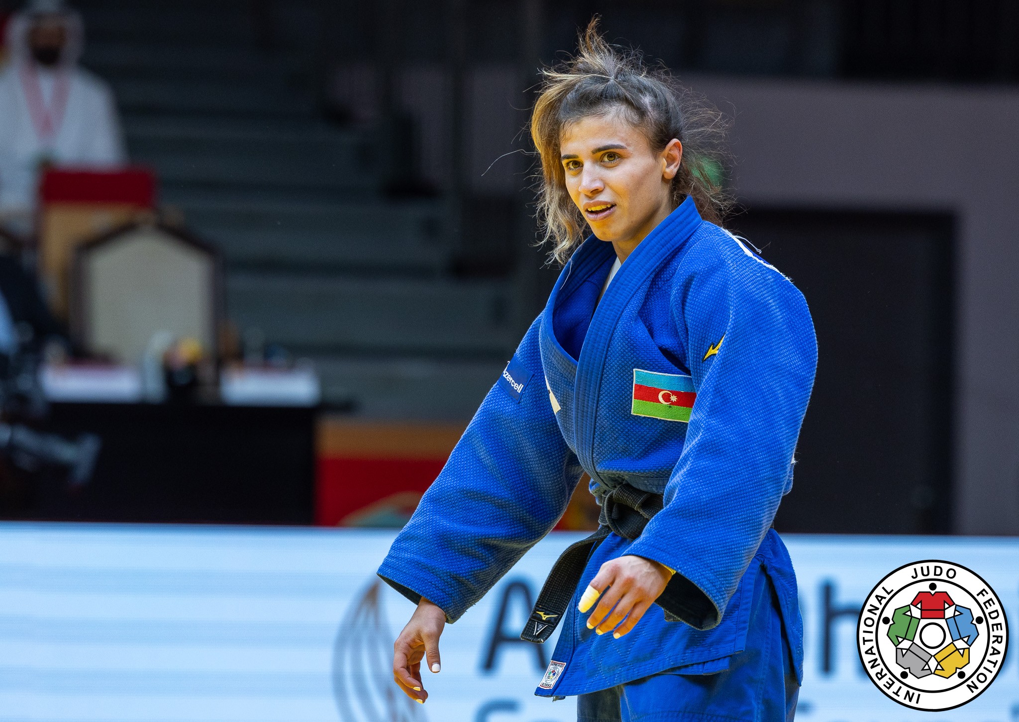 Leyla Əliyeva Əbu-Dabi Böyük Dəbilqənin bürünc medalını qazandı